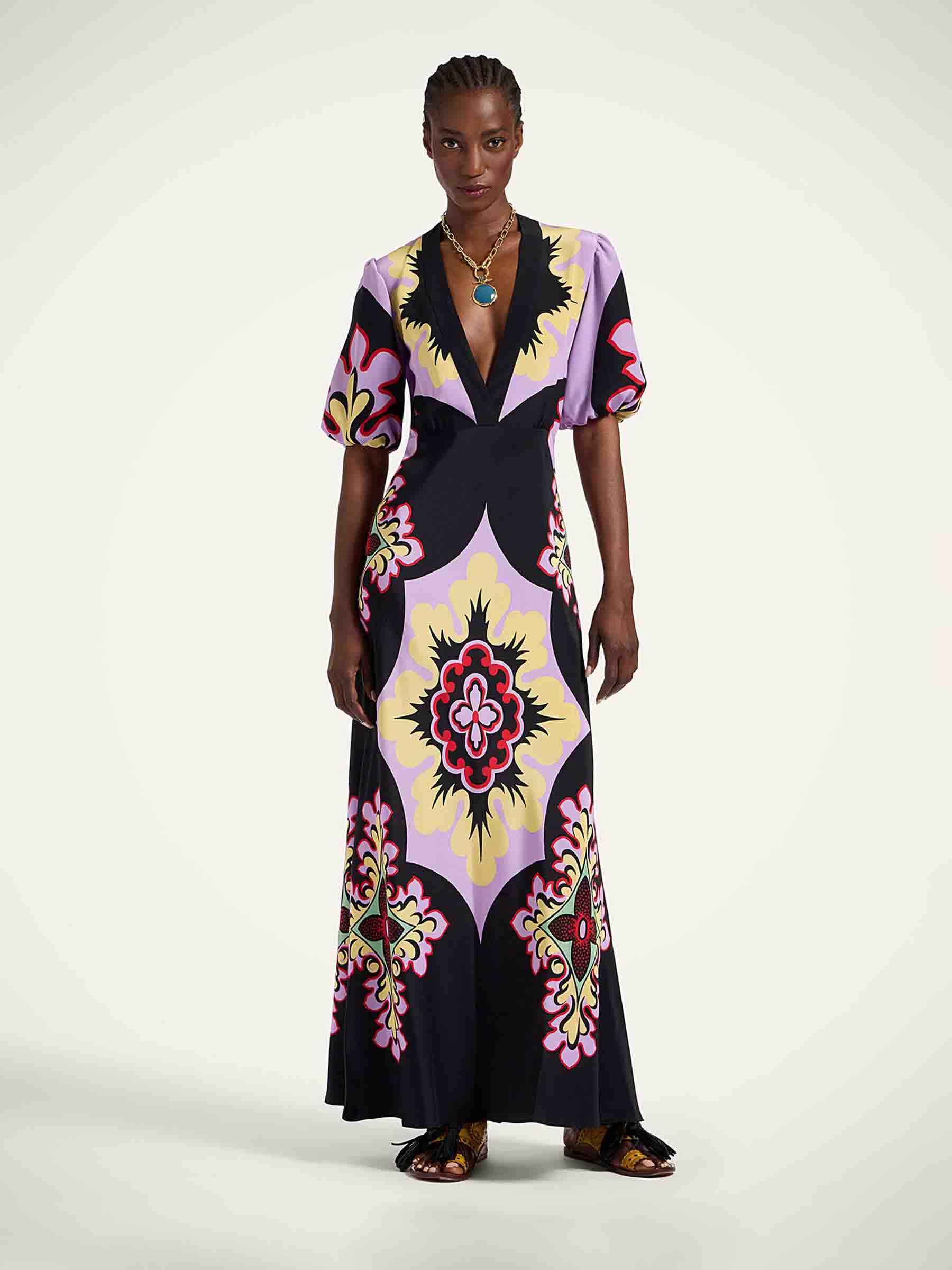 Outlet online LaDoubleJ Mujer Vestido Maxi Marlene color Multicolor sku 732-001600 01 - Foto 2