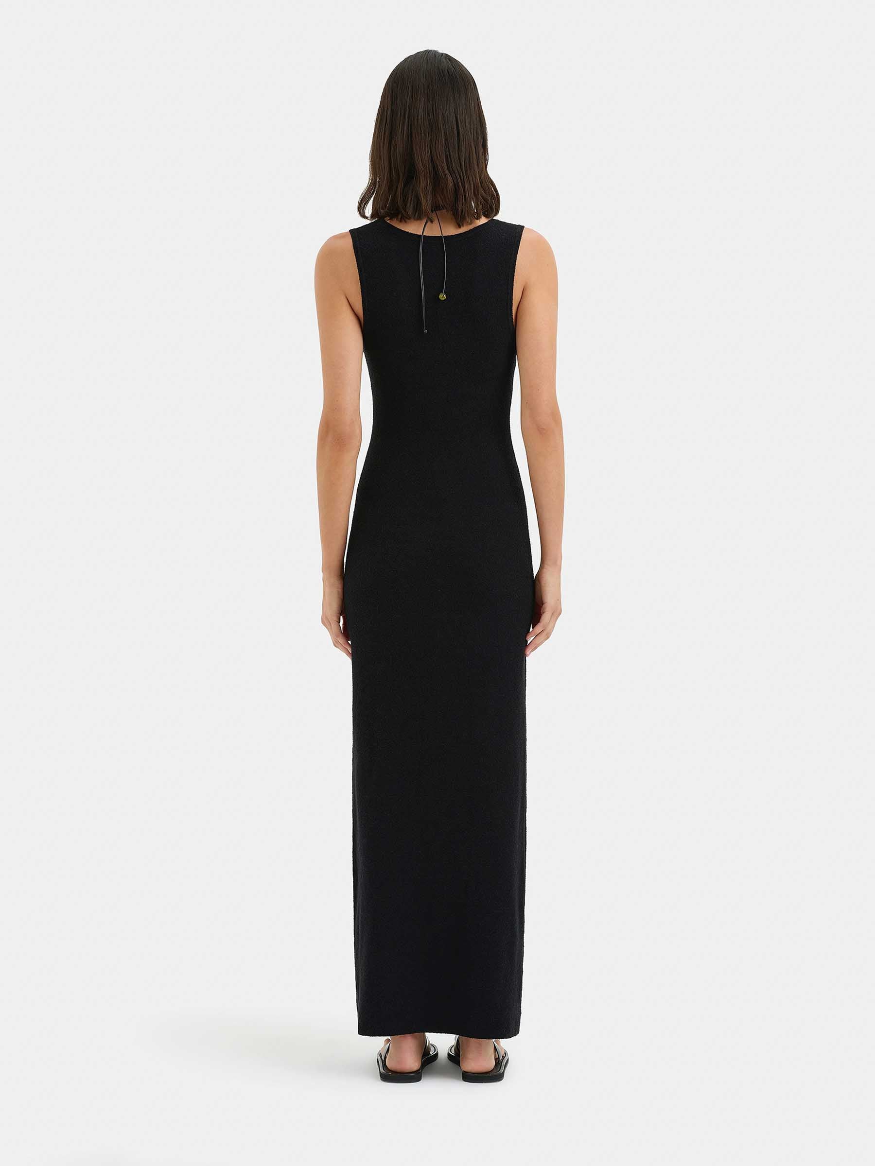 Outlet online SIR. Mujer Vestido Chiara Midi color Negro sku 732-001601 01 - Foto 3