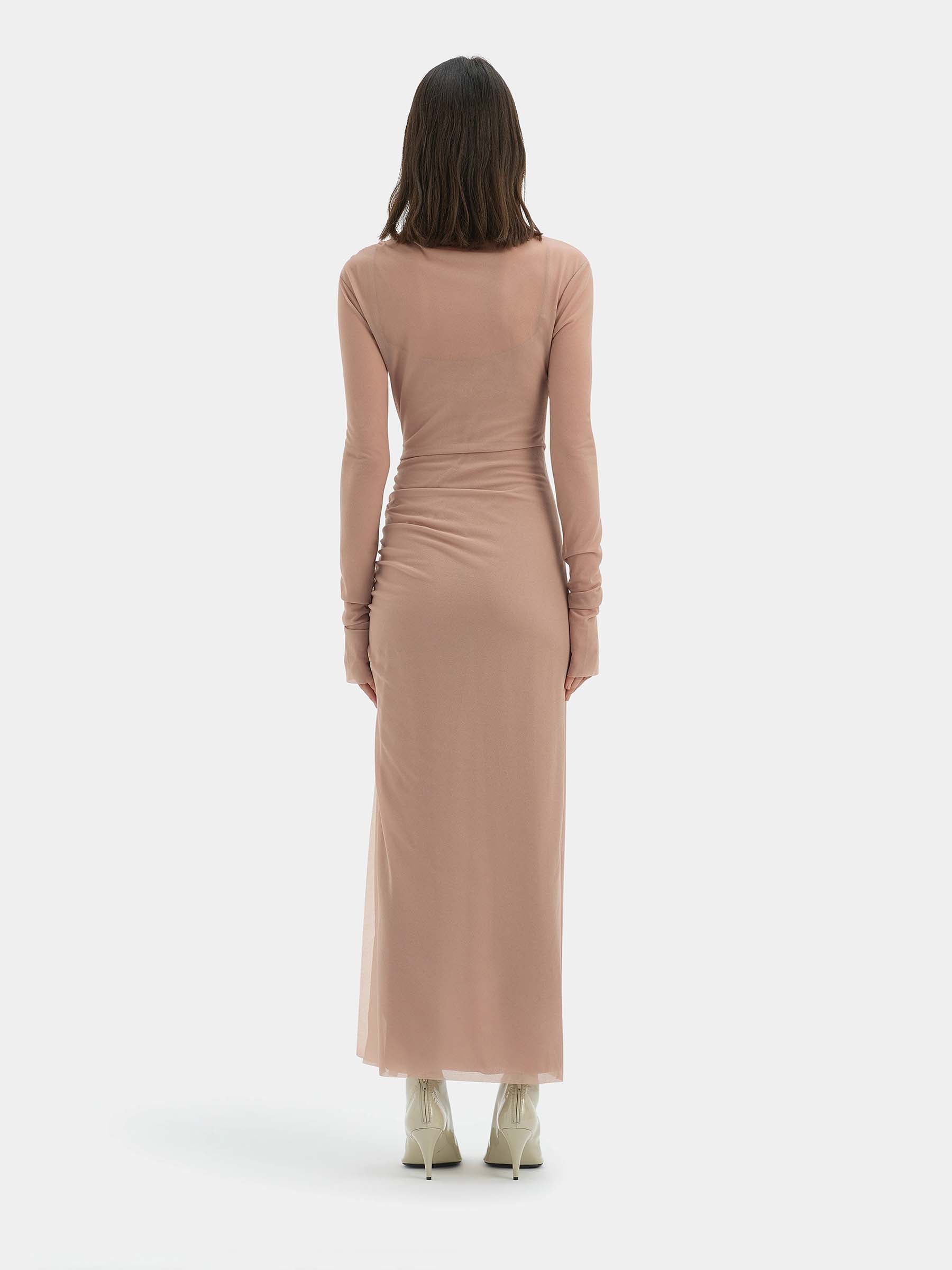 Outlet online SIR. Mujer Vestido Maxi Ruby color Nude sku 732-001604 01 - Foto 2