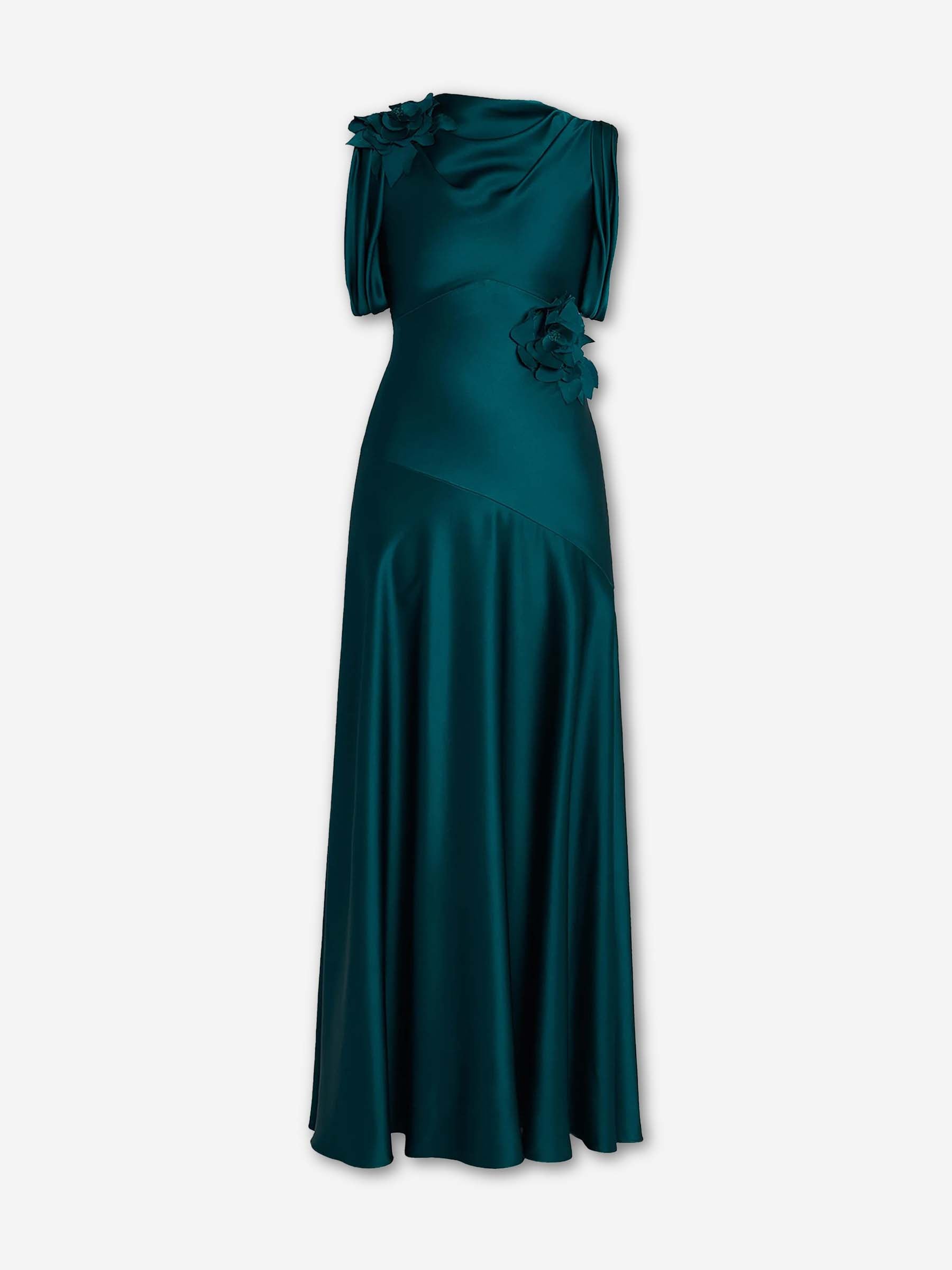 Outlet online Erdem Mujer Vestido Maxi Floral color Verde Oscuro sku 732-001606 01 - Foto 1