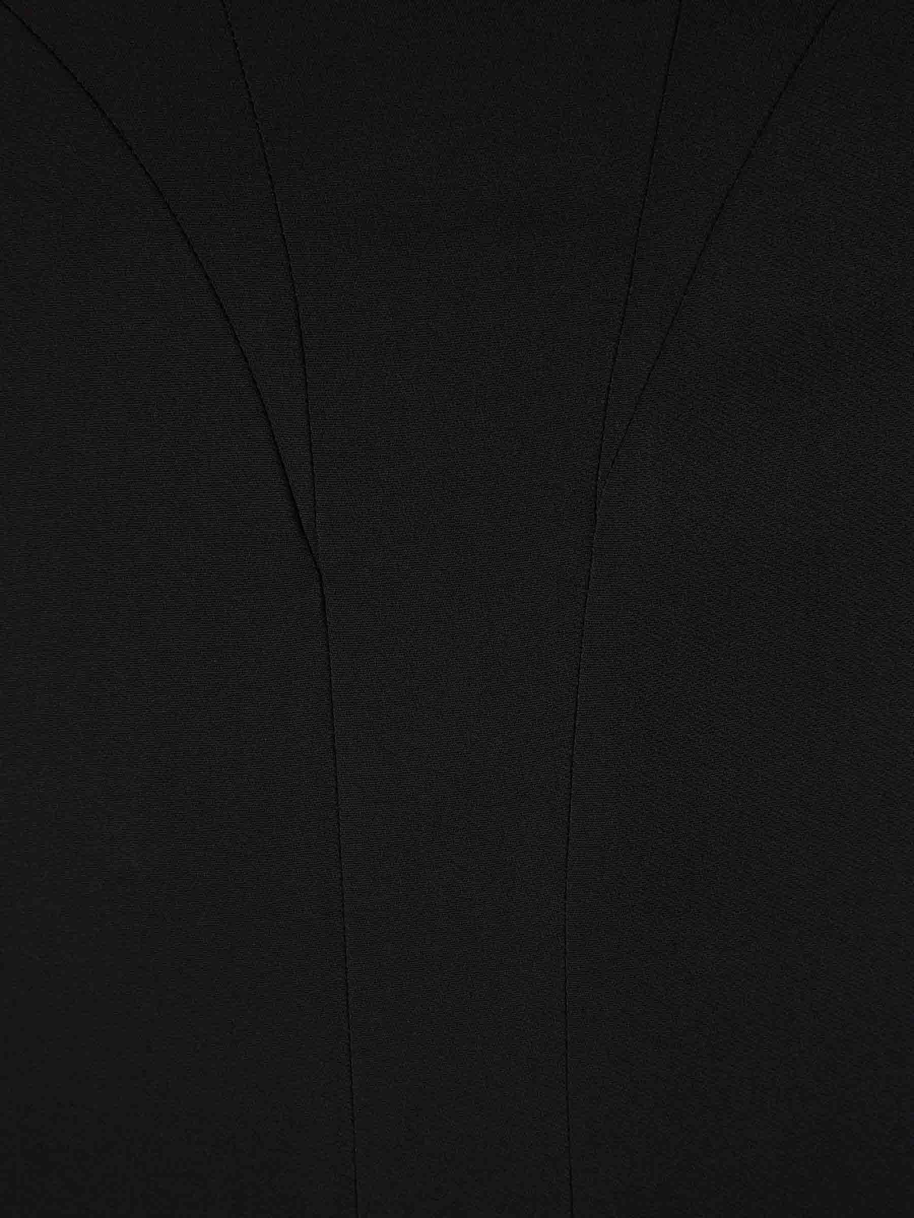 Outlet online Mugler Mujer Vestido Maxi Asimétrico color Negro sku 732-001607 01 - Foto 4