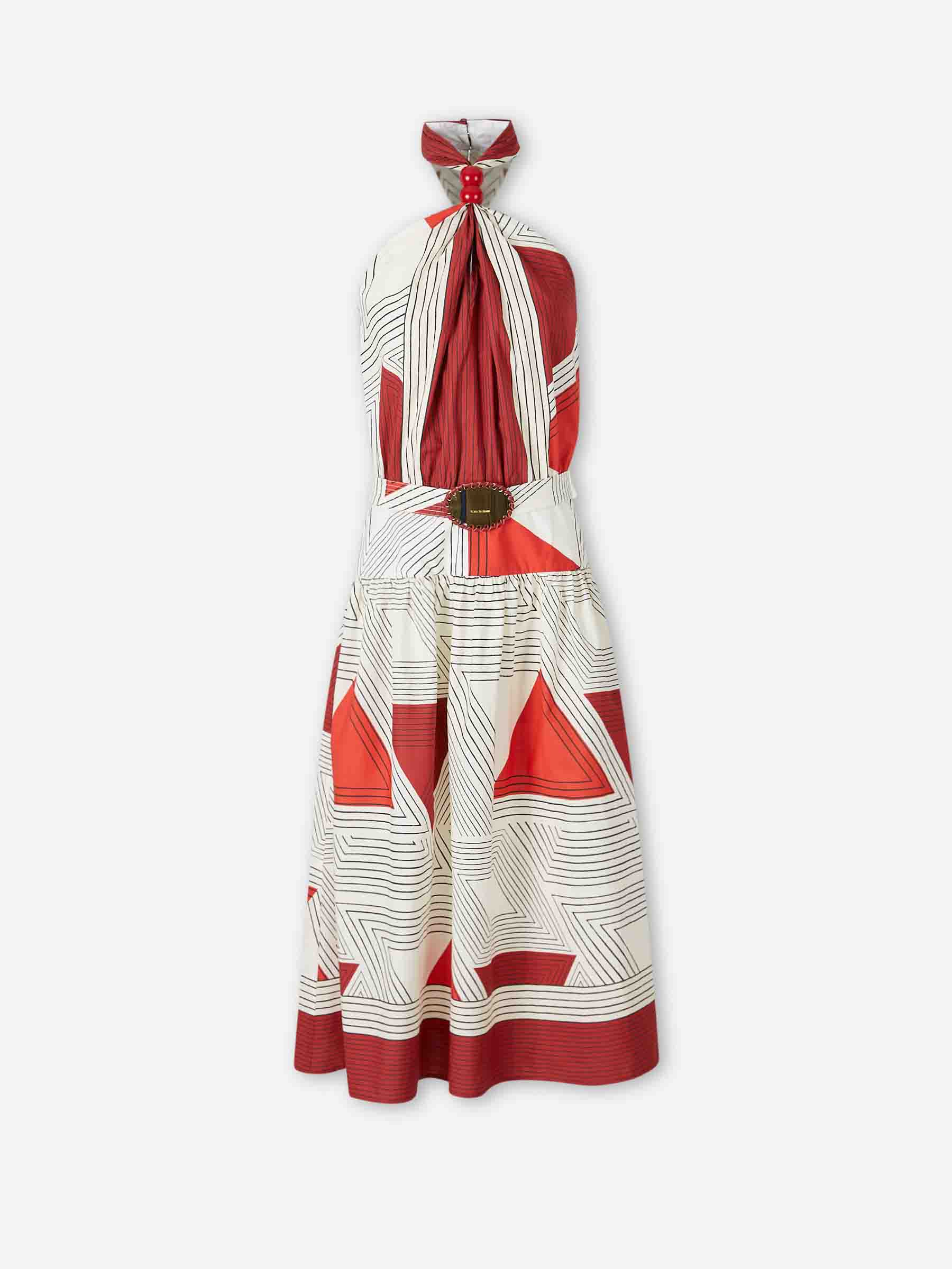 Outlet online Silvia Tcherassi Mujer Vestido Maxi Lana color Multicolor sku 732-001671 01 - Foto 1