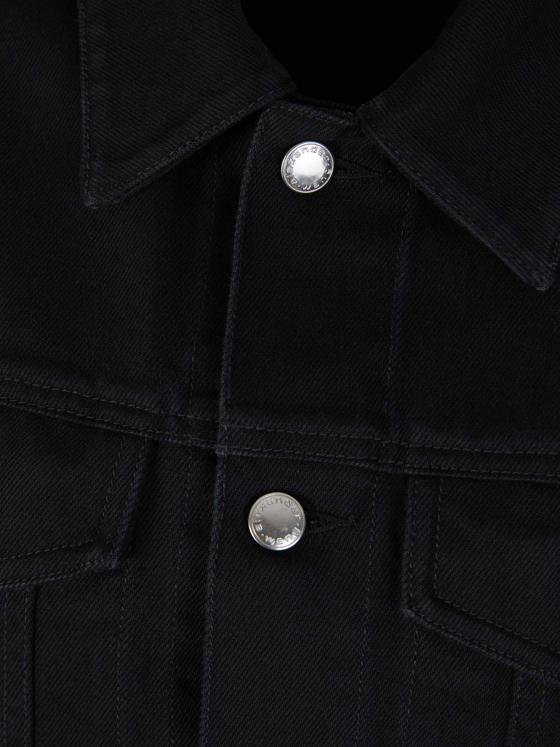 Outlet online Alexander Wang Mujer Cazadora Denim Cristales color Negro sku 772-001291 01 - Foto 3