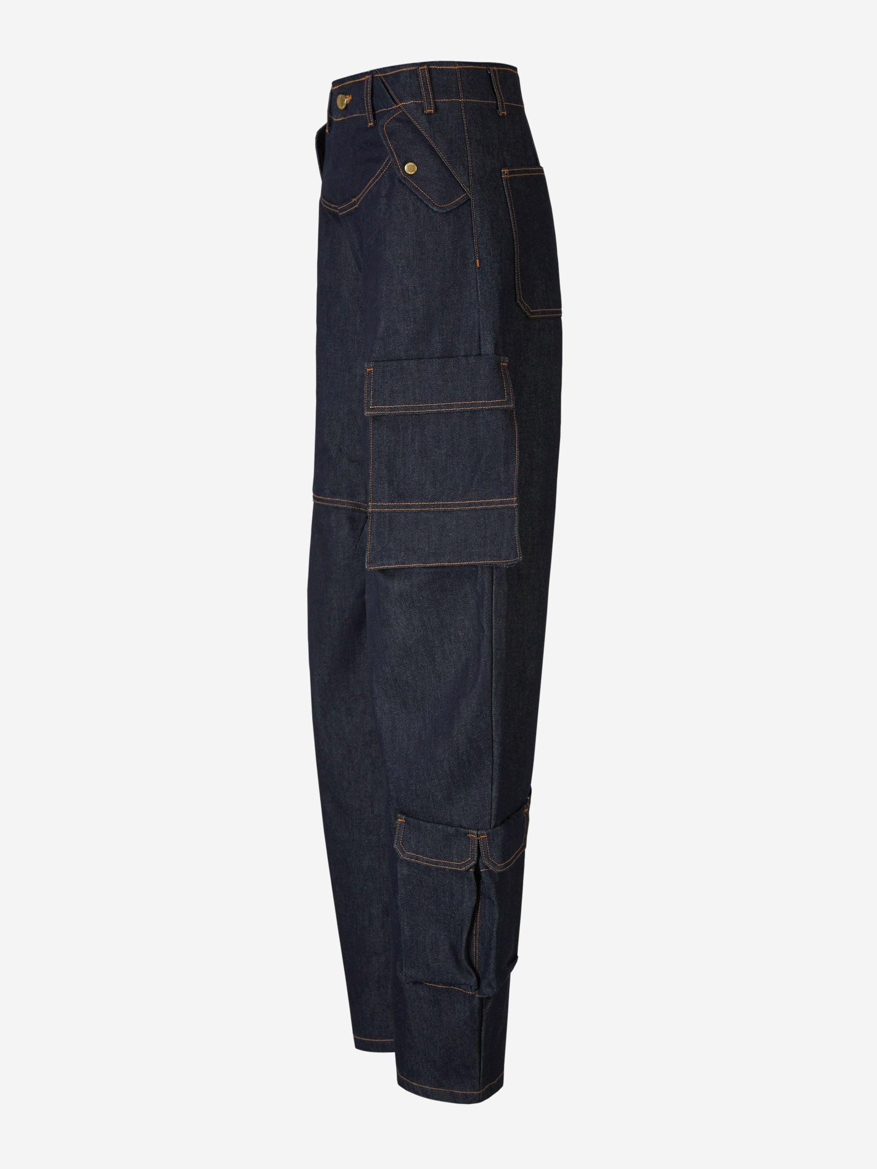 Outlet online Darkpark Mujer Jeans Rosalind Cargo color Azul Denim sku 761-003433 01 - Foto 3