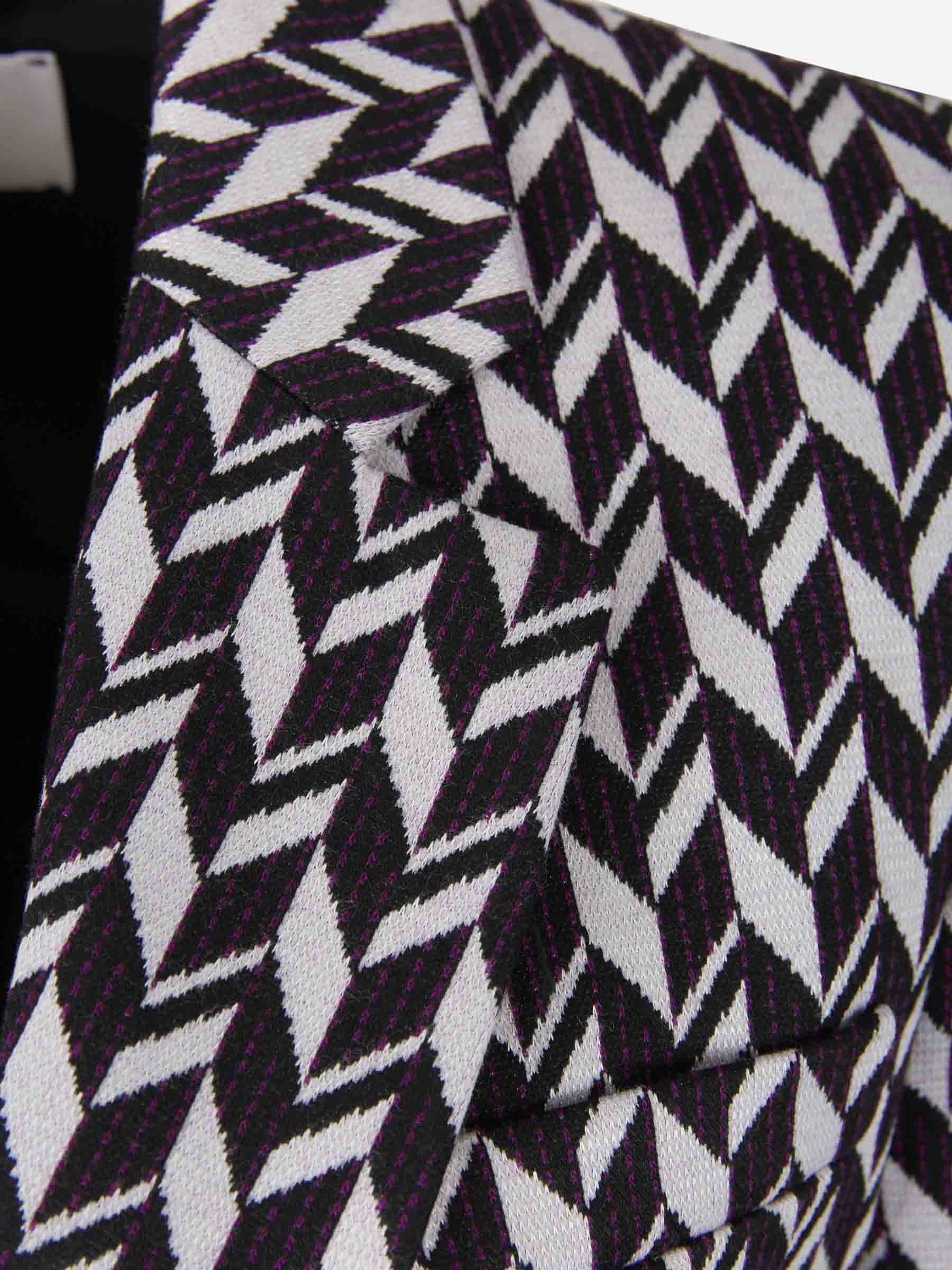 Outlet online Dorothee Schumacher Mujer Blazer Graphic Statement color Blanco sku 741-001812 01 - Foto 3