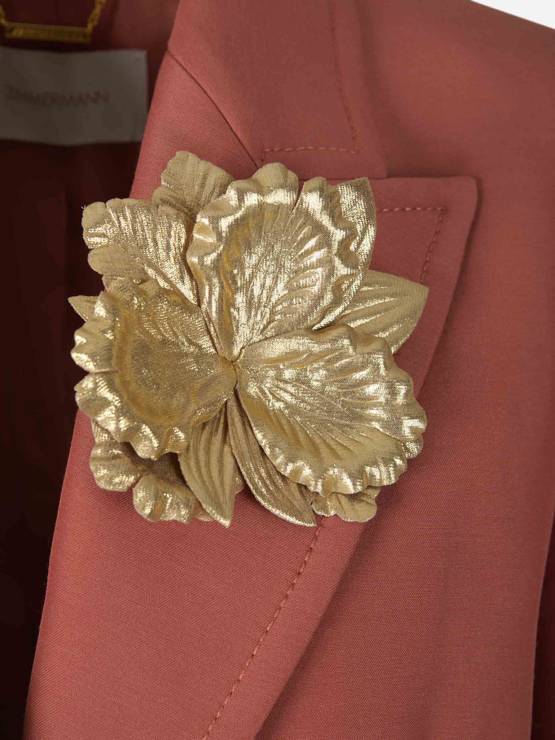 Outlet online Zimmermann Mujer Blazer Kaleidoscope color Coral sku 741-001864 01 - Foto 3