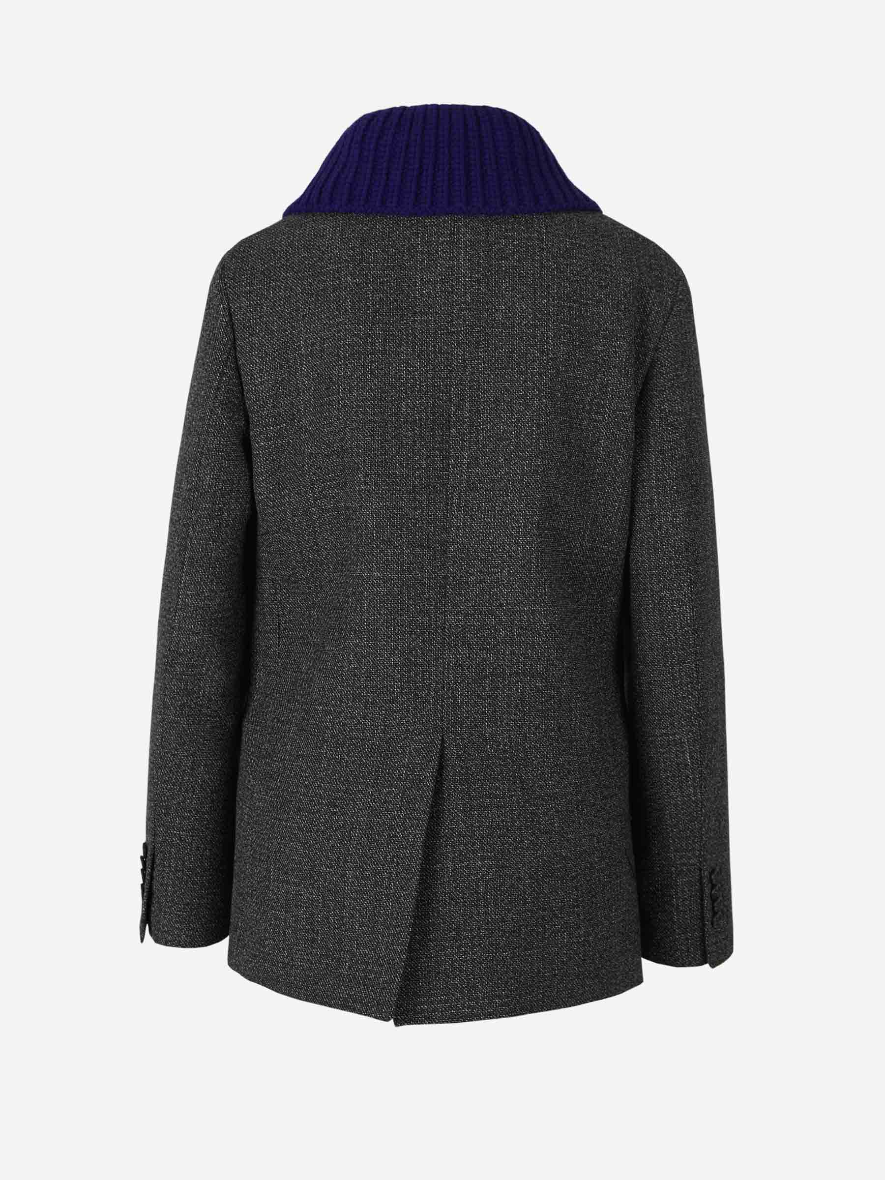 Outlet online Plan C Mujer Blazer Cuello Contraste color Gris Carbón sku 741-001875 01 - Foto 3
