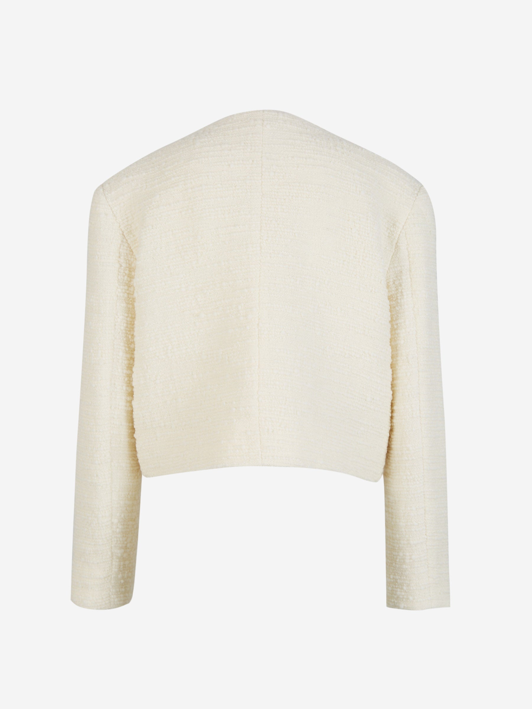 Outlet online Zimmermann Mujer Blazer Luminosity Cropped color Crema sku 741-002058 01 - Foto 2