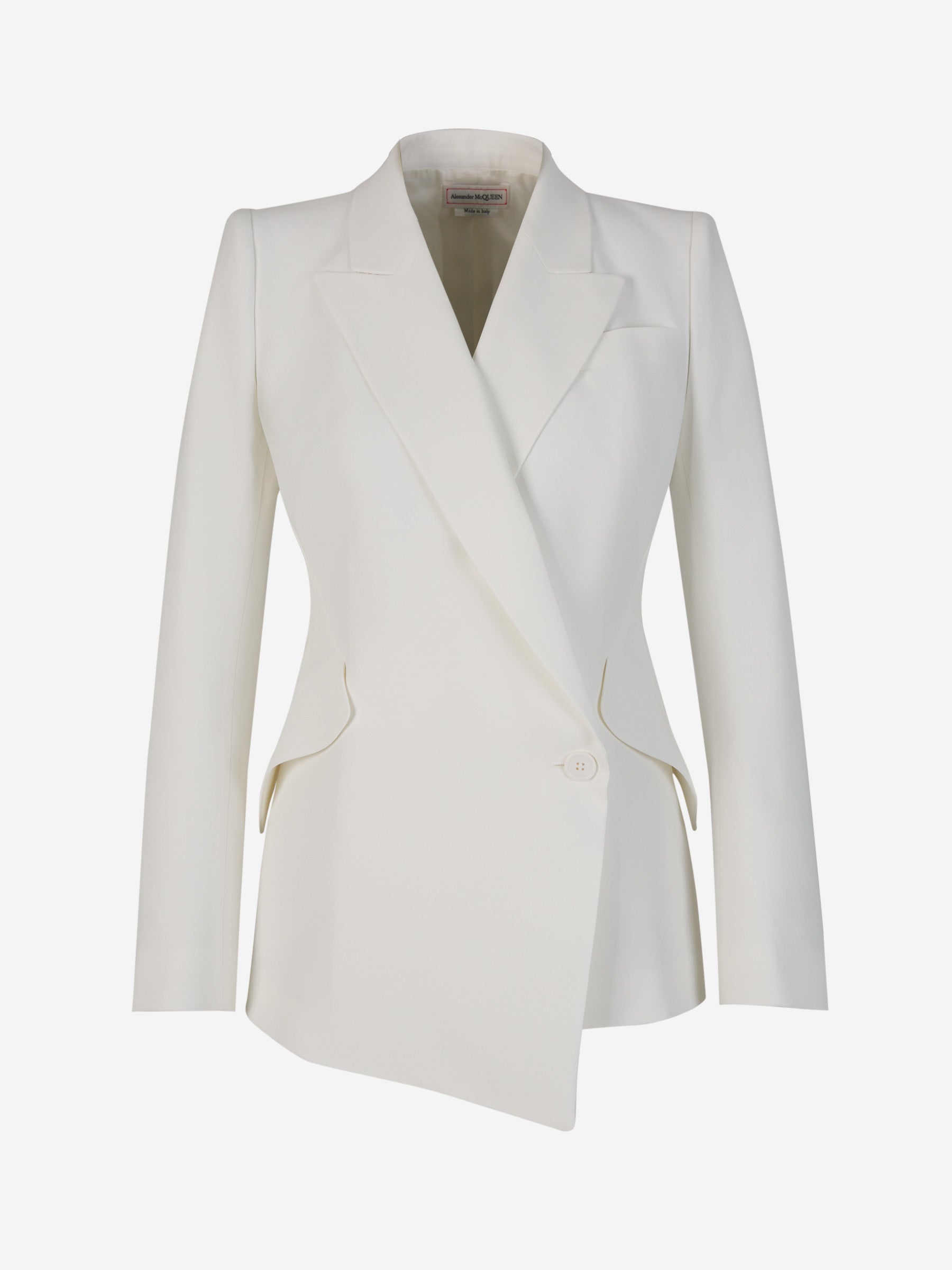 Outlet online McQueen Mujer Blazer Cruzado color Blanco sku 741-002095 01 - Foto 2