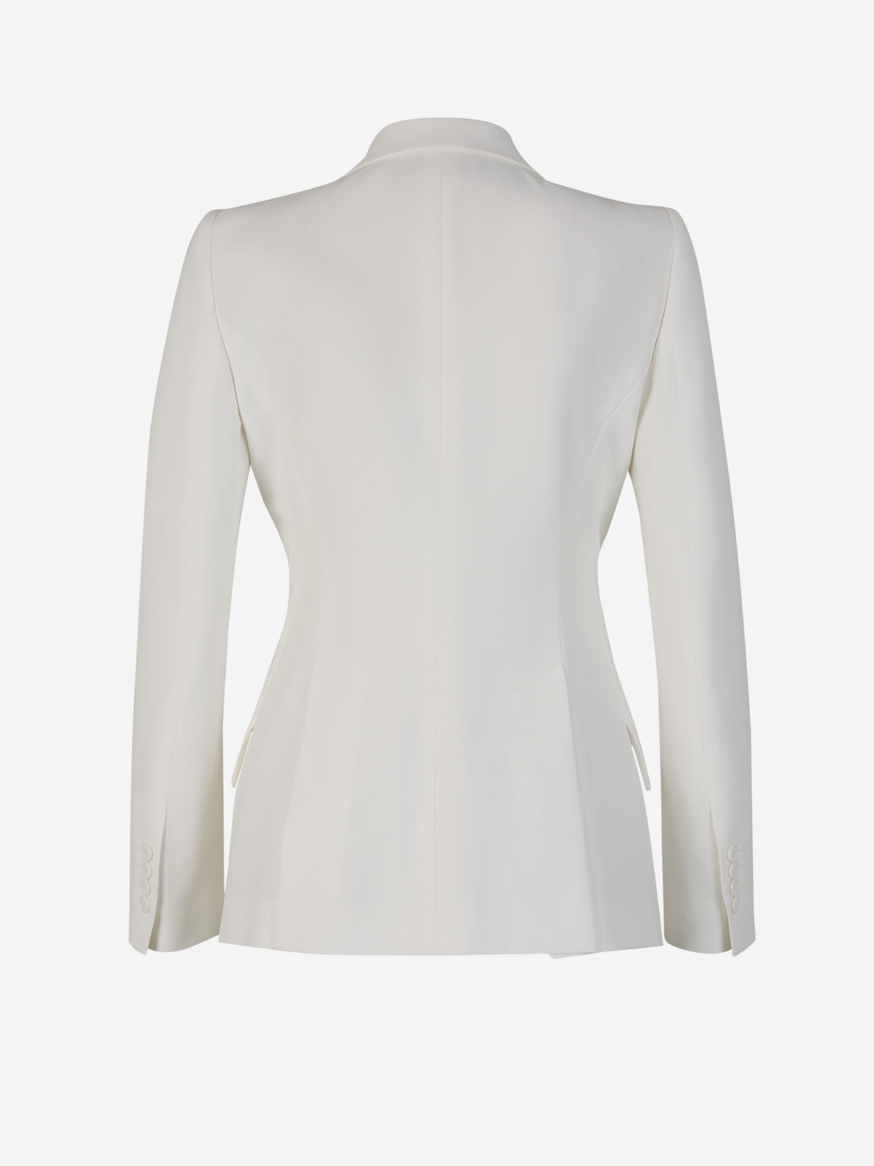 Outlet online McQueen Mujer Blazer Cruzado color Blanco sku 741-002095 01 - Foto 3