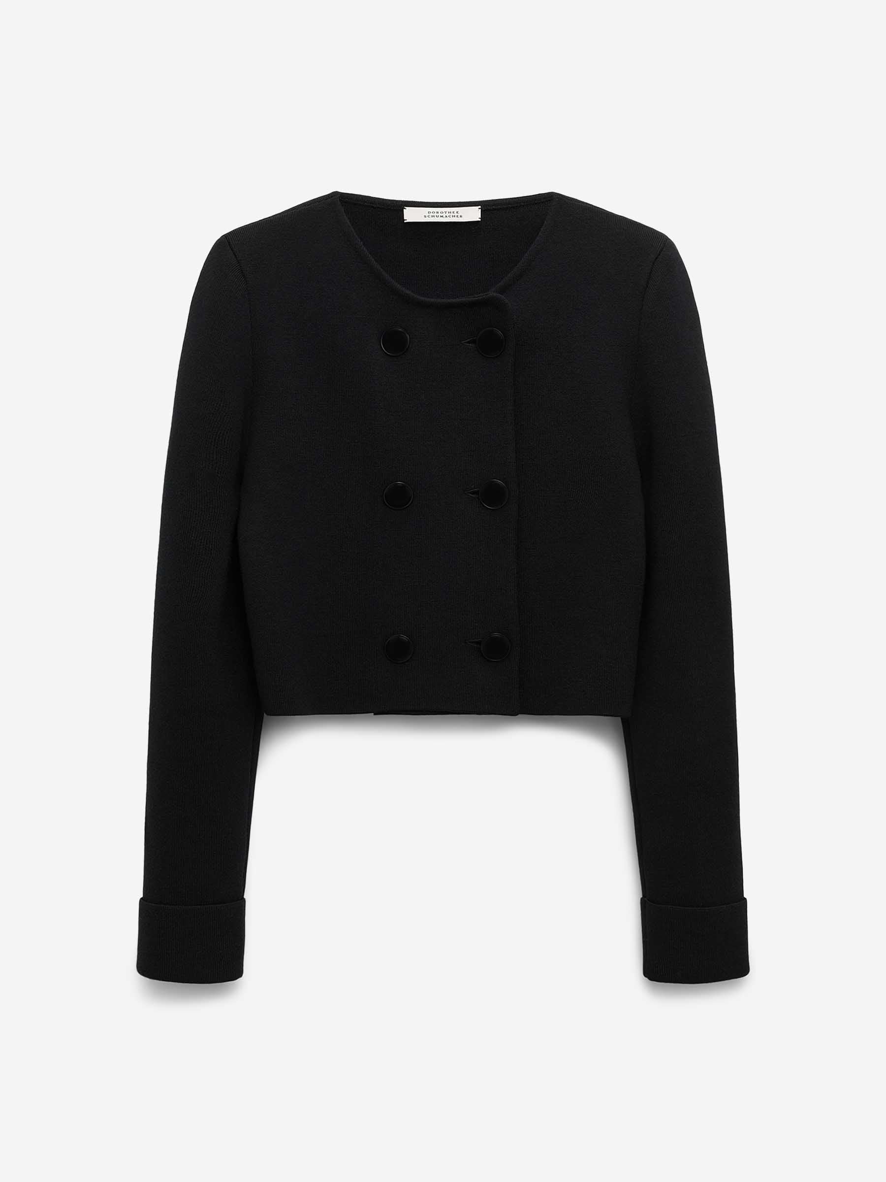 Outlet online Dorothee Schumacher Mujer Chaqueta Punto Lana color Negro sku 741-002258 01 - Foto 1