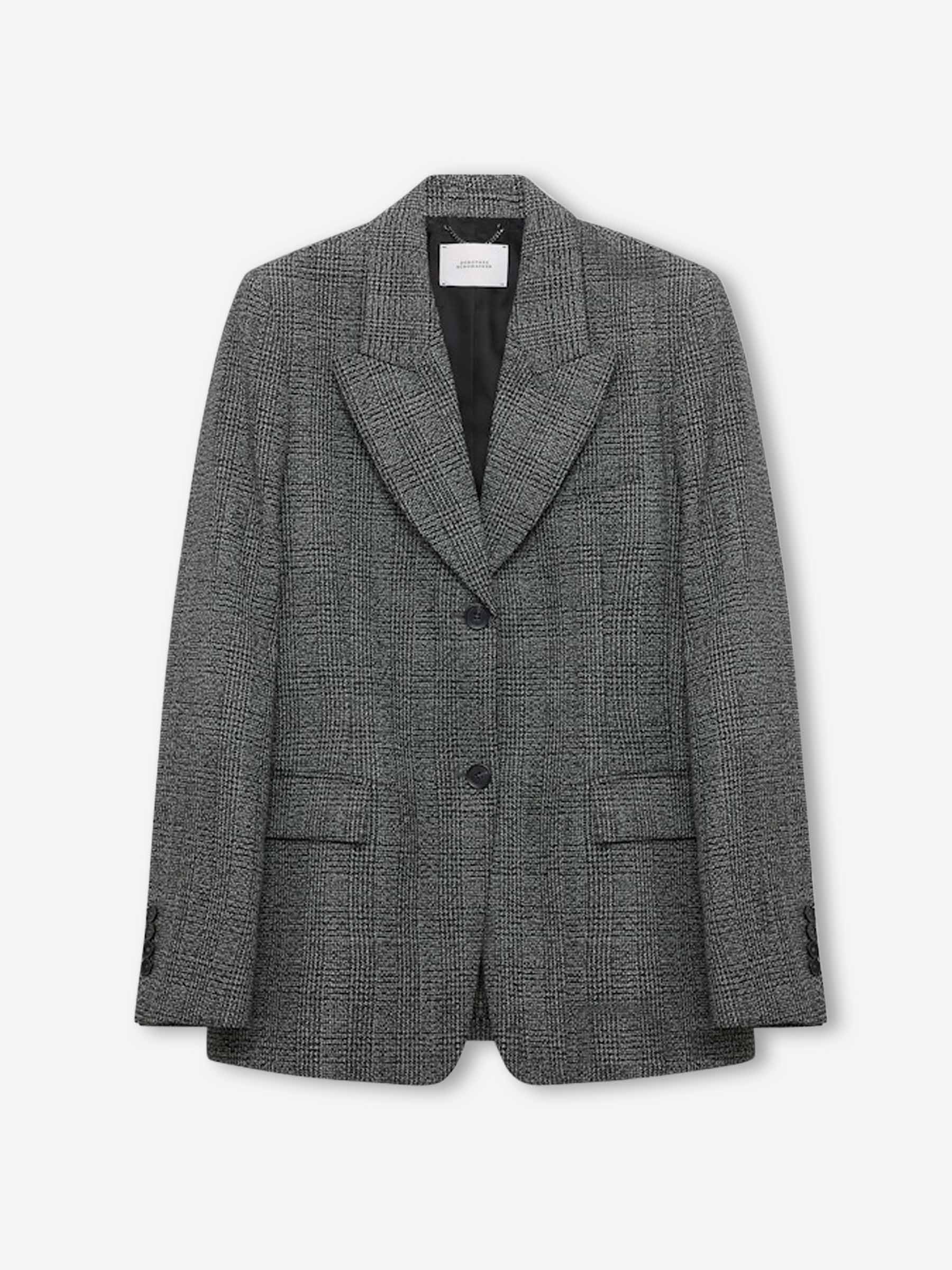Outlet online Dorothee Schumacher Mujer Blazer Lana Glen color Gris sku 741-002338 01 - Foto 1