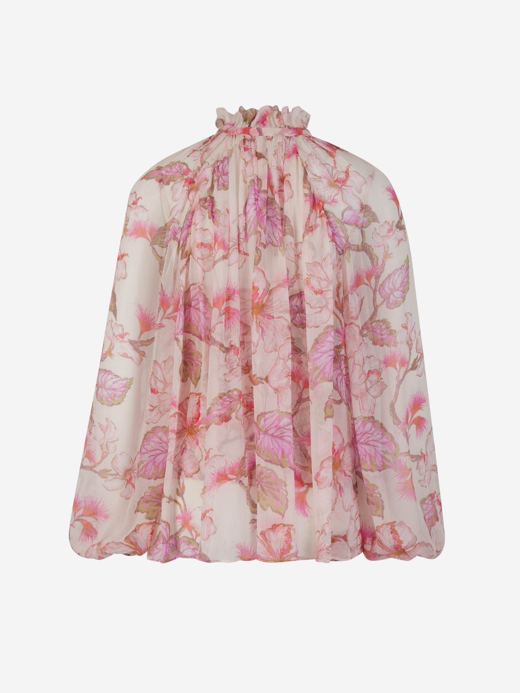 Outlet online Zimmermann Mujer Blusa Billow Fruncida color Rosa Empolvado sku 701-002009 00 - Foto 2