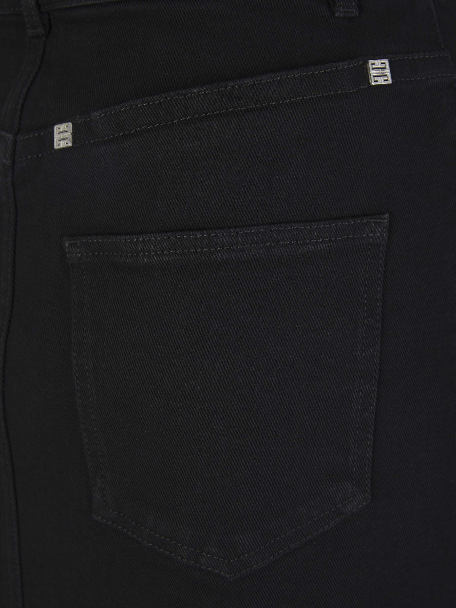 Outlet online Givenchy Mujer Falda Midi Denim color Negro sku 750-001357 01 - Foto 4