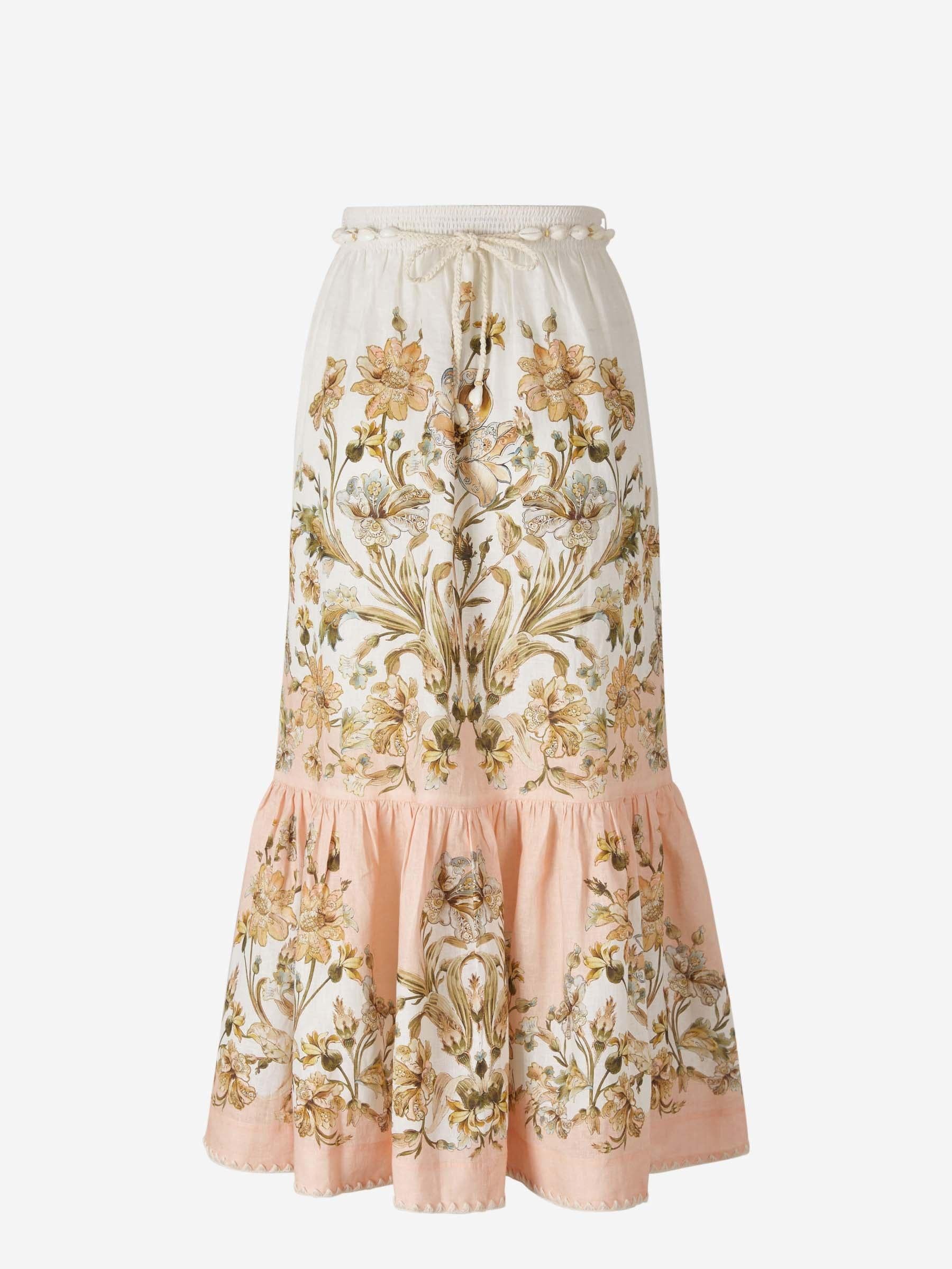 Zimmermann Falda Chintz Escalonada color Multicolor sku 750-001378 01 - Foto 2