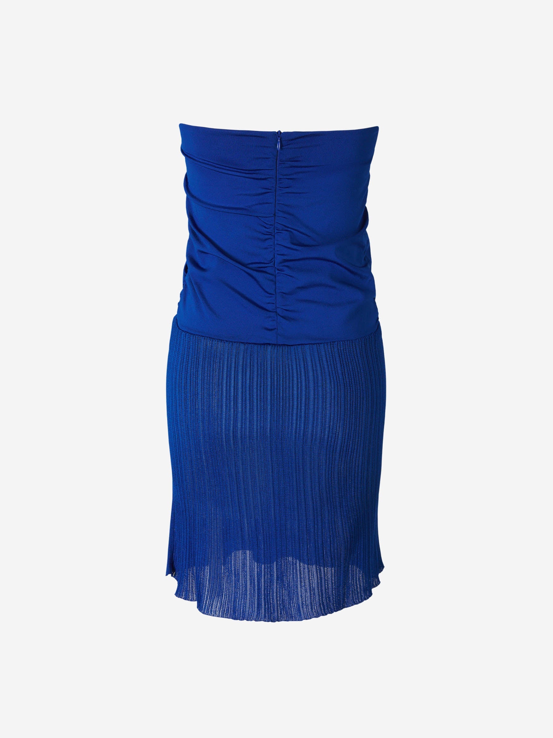 Outlet online Tom Ford Mujer Vestido Fruncido color Azul Real sku 750-001385 01 - Foto 2