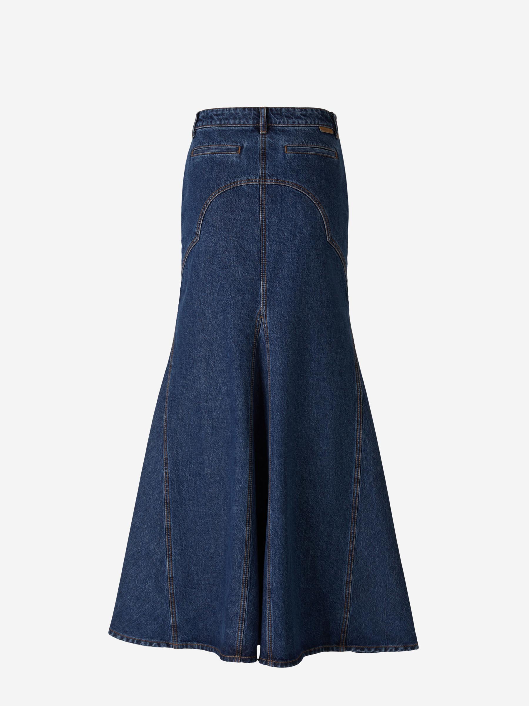 Outlet online Zimmermann Mujer Falda Maxi Denim color Azul Marino sku 750-001391 01 - Foto 3