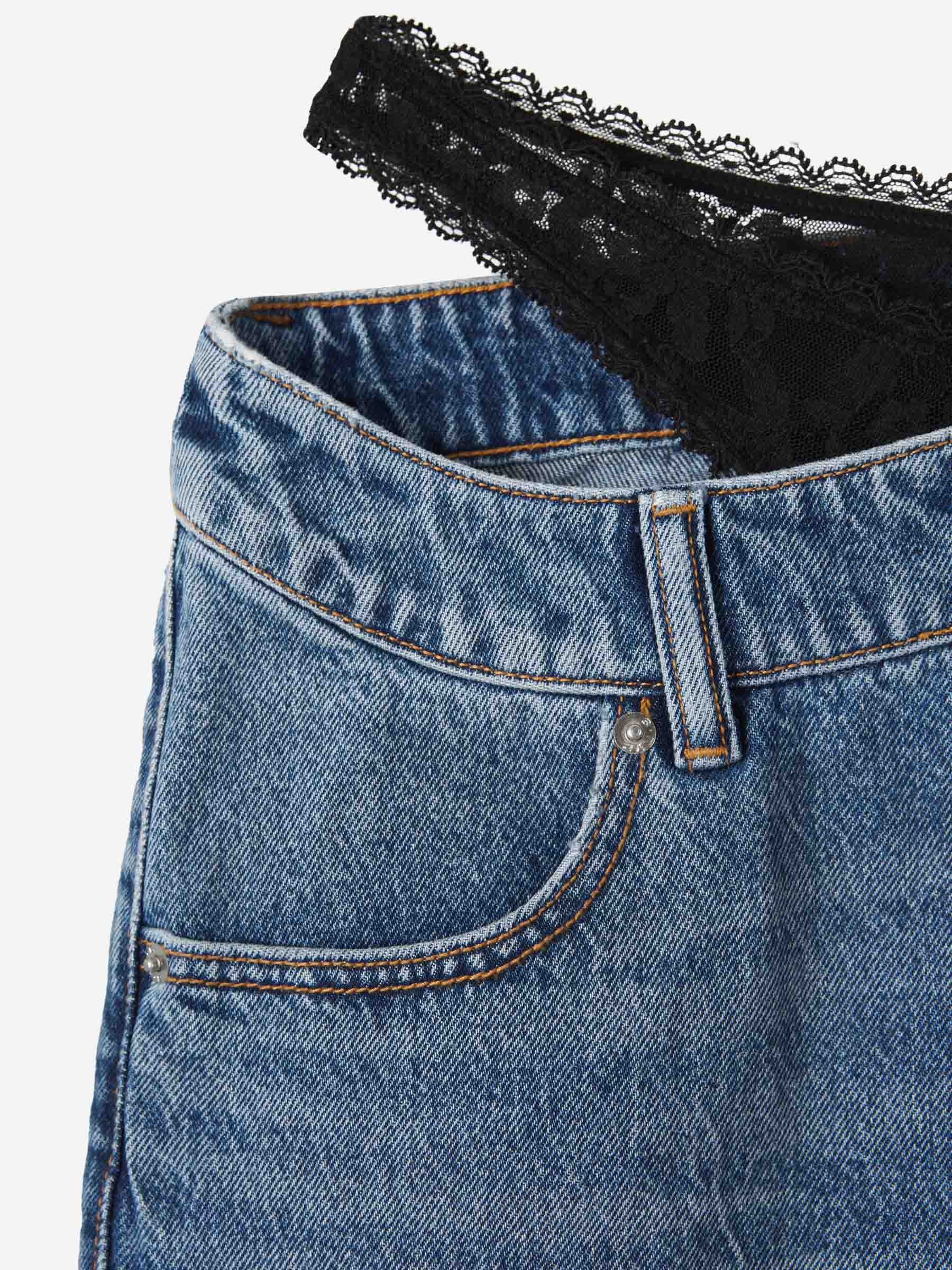 Alexander Wang Mujer Barcelona Falda Mini Asimétrica color Azul sku 750-001556 01 - Foto 3