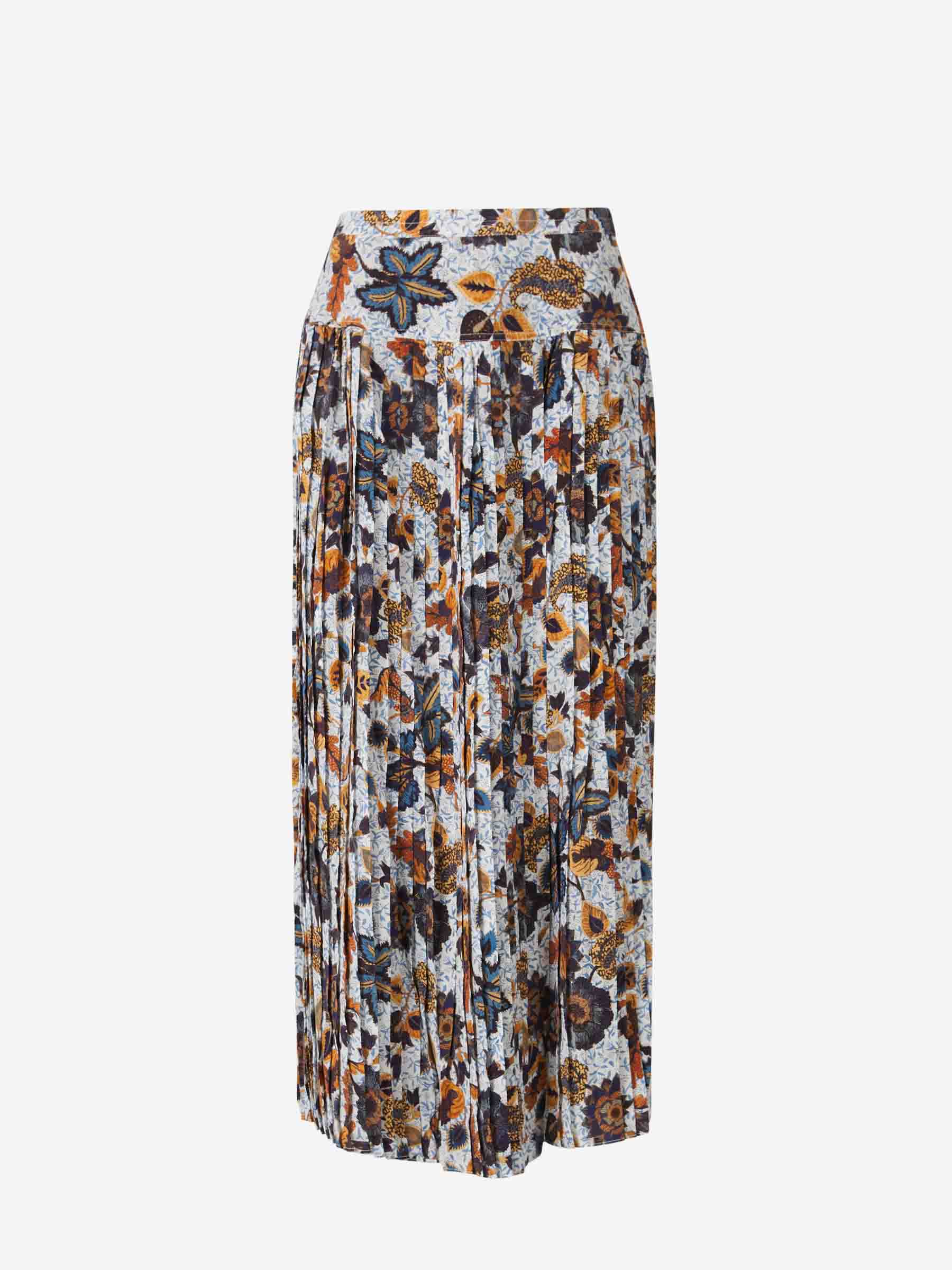 Outlet online Ulla Johnson Mujer Falda Midi Alexi color Azul Celeste sku 750-001585 01 - Foto 1