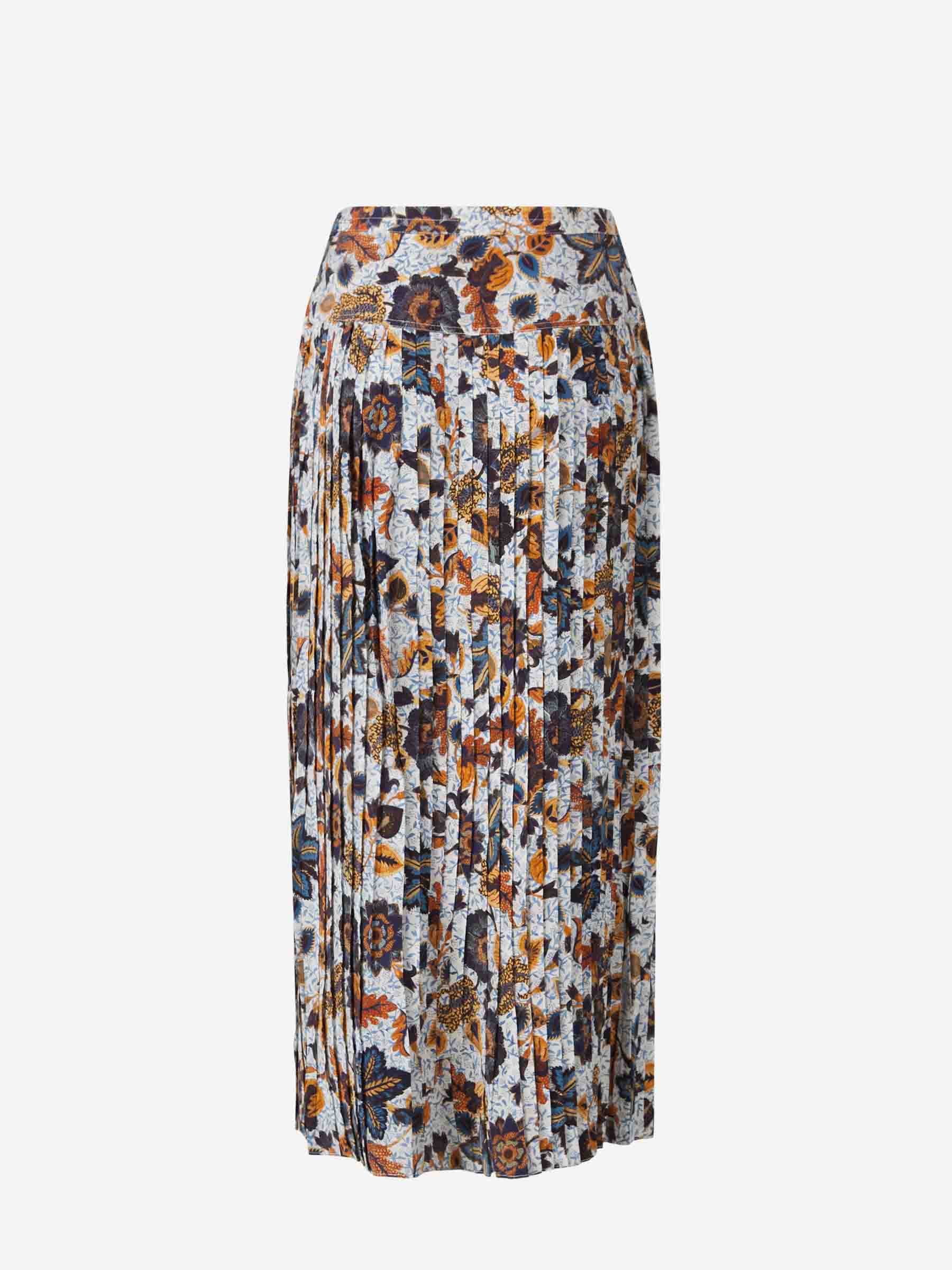 Outlet online Ulla Johnson Mujer Falda Midi Alexi color Azul Celeste sku 750-001585 01 - Foto 4