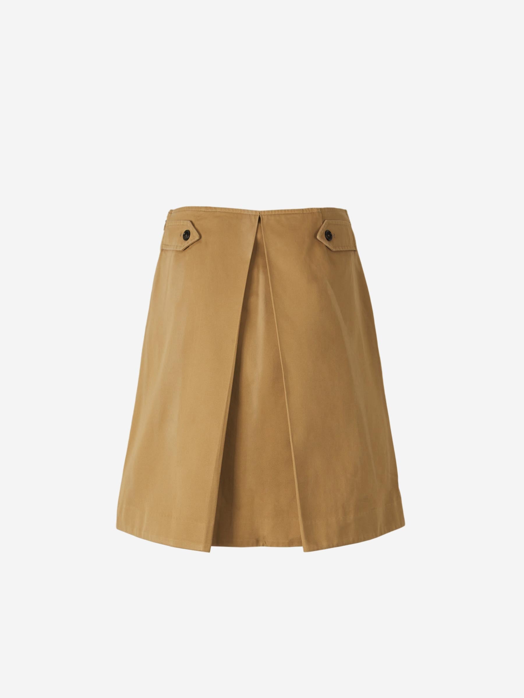 Outlet online Acne Studios Mujer Falda Midi Algodón color Beige sku 750-001590 01 - Foto 4