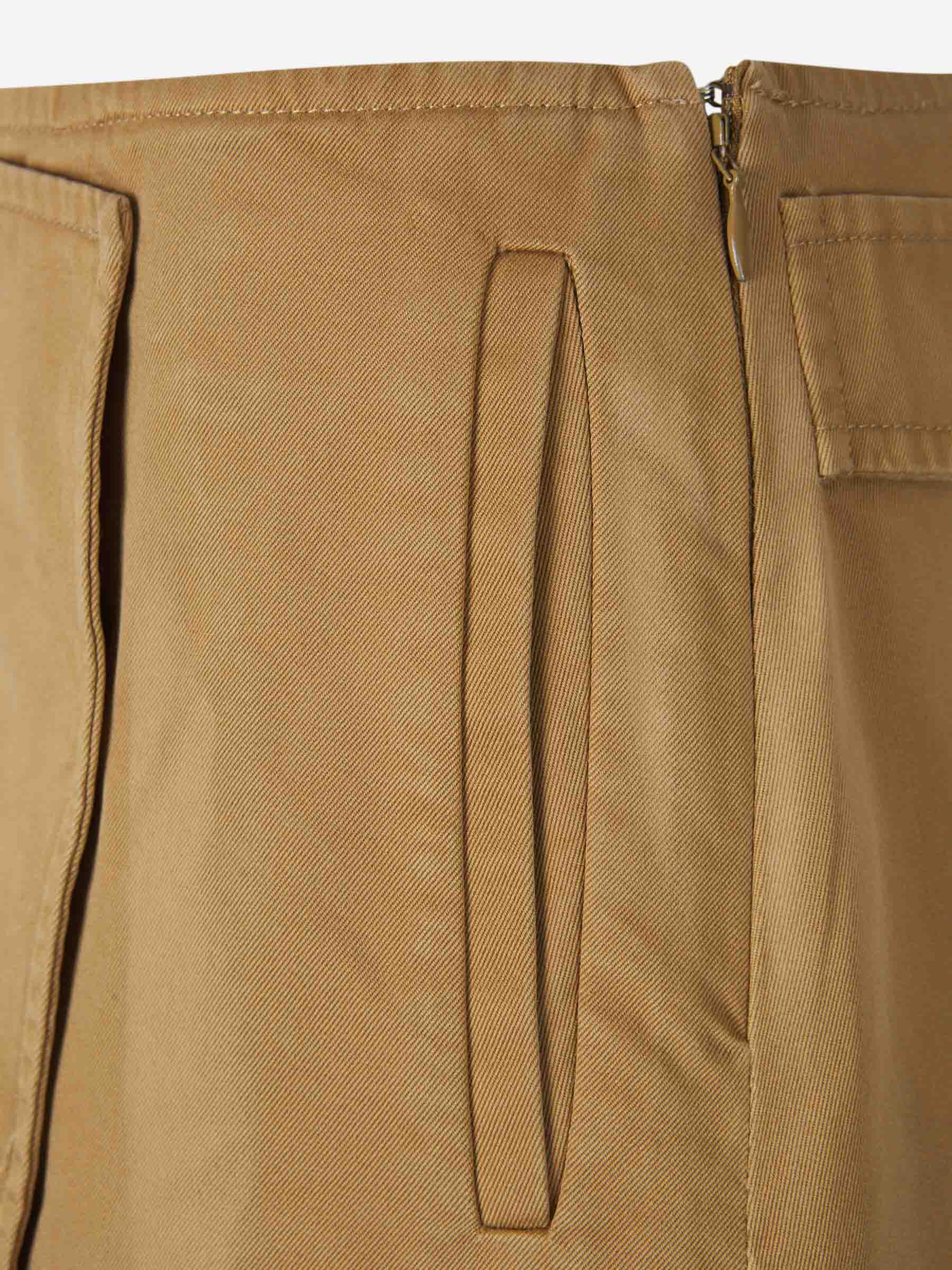 Acne Studios Mujer Barcelona Falda Midi Algodón color Beige sku 750-001590 01 - Foto 3