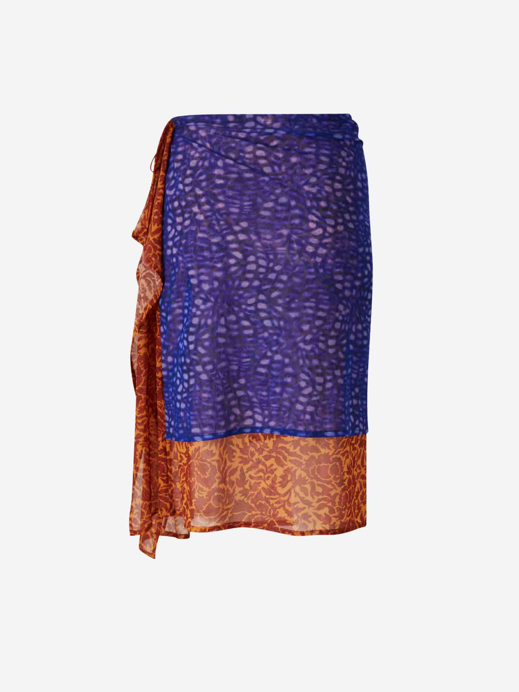 Dries Van Noten Mujer Barcelona Falda Midi Estampado color Multicolor sku 750-001606 01 - Foto 3
