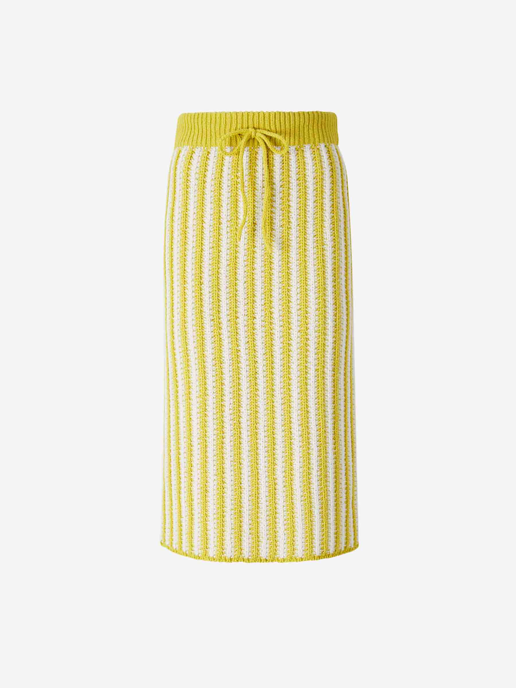 Outlet online Fabiana Filippi Mujer Falda Midi Tricot color Verde Lima sku 750-001609 01 - Foto 1