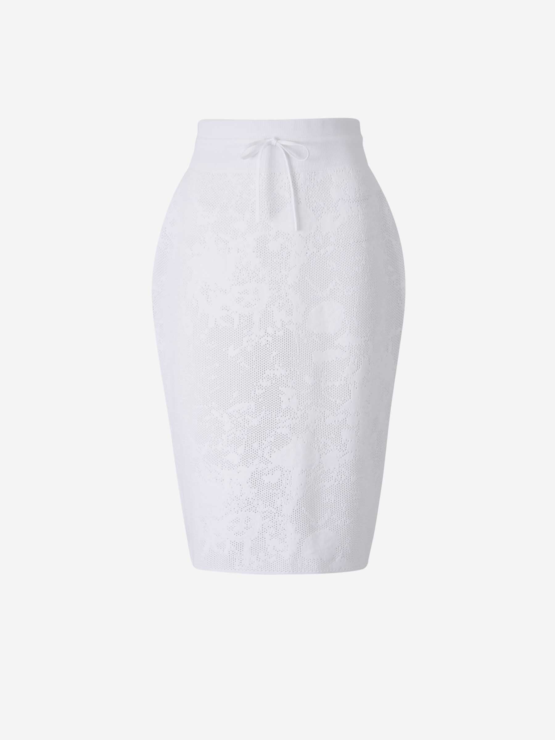 Outlet online Fabiana Filippi Mujer Falda Midi Punto color Blanco sku 750-001610 01 - Foto 1