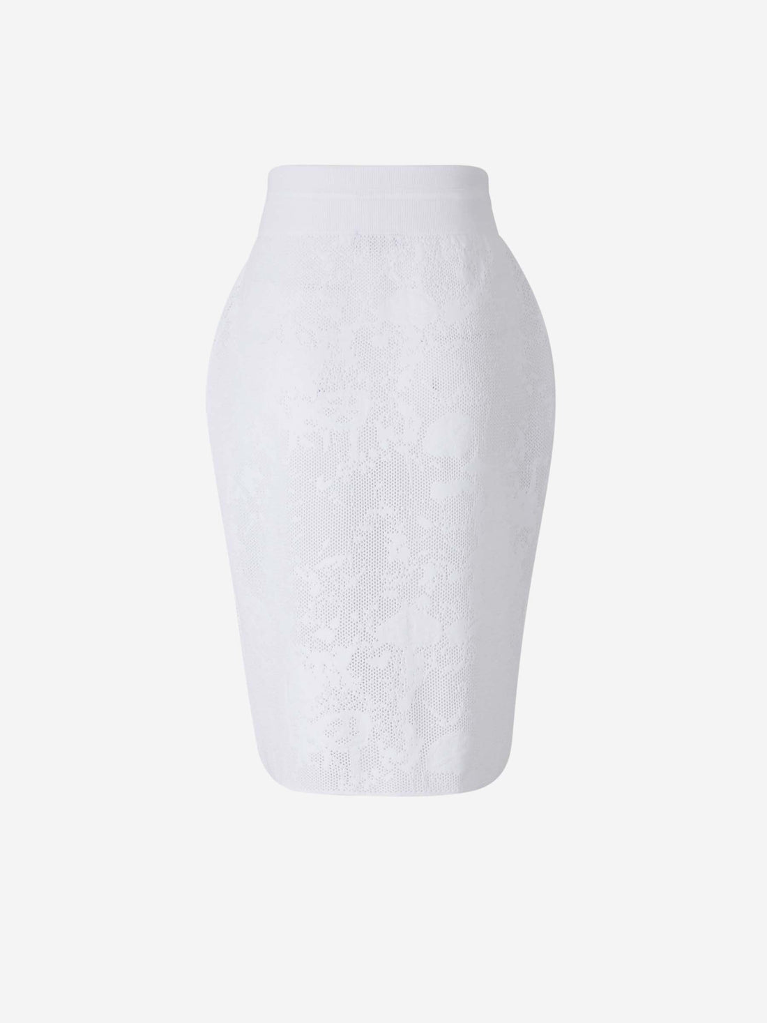 Outlet online Fabiana Filippi Mujer Falda Midi Punto color Blanco sku 750-001610 01 - Foto 2
