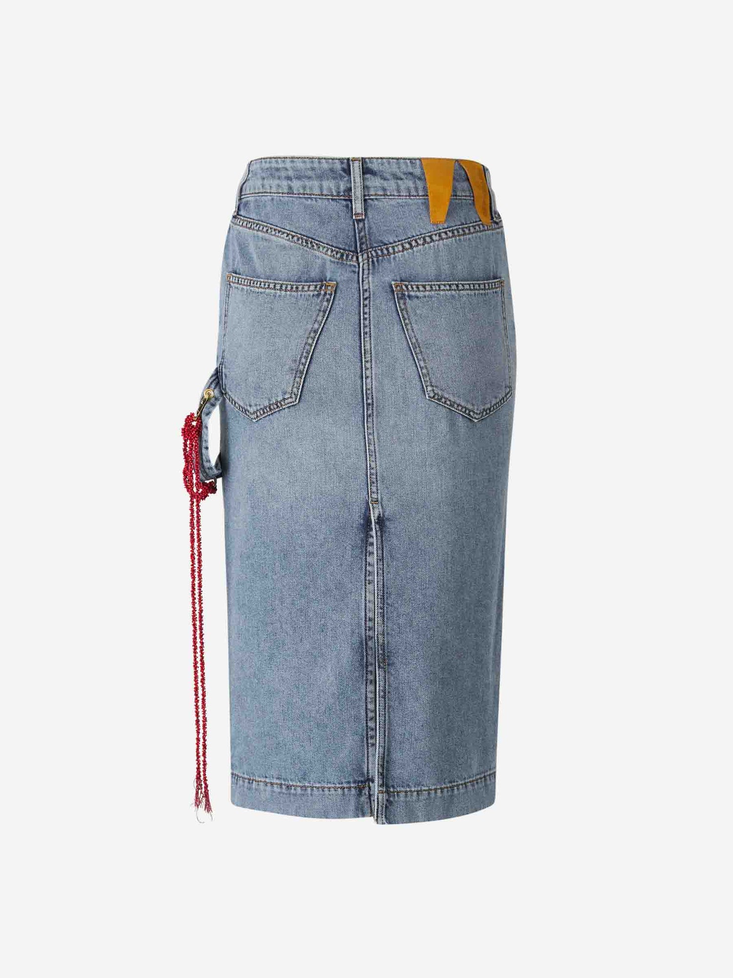 Darkpark Mujer Barcelona Falda Midi Denim color Azul Denim Claro sku 750-001614 01 - Foto 3
