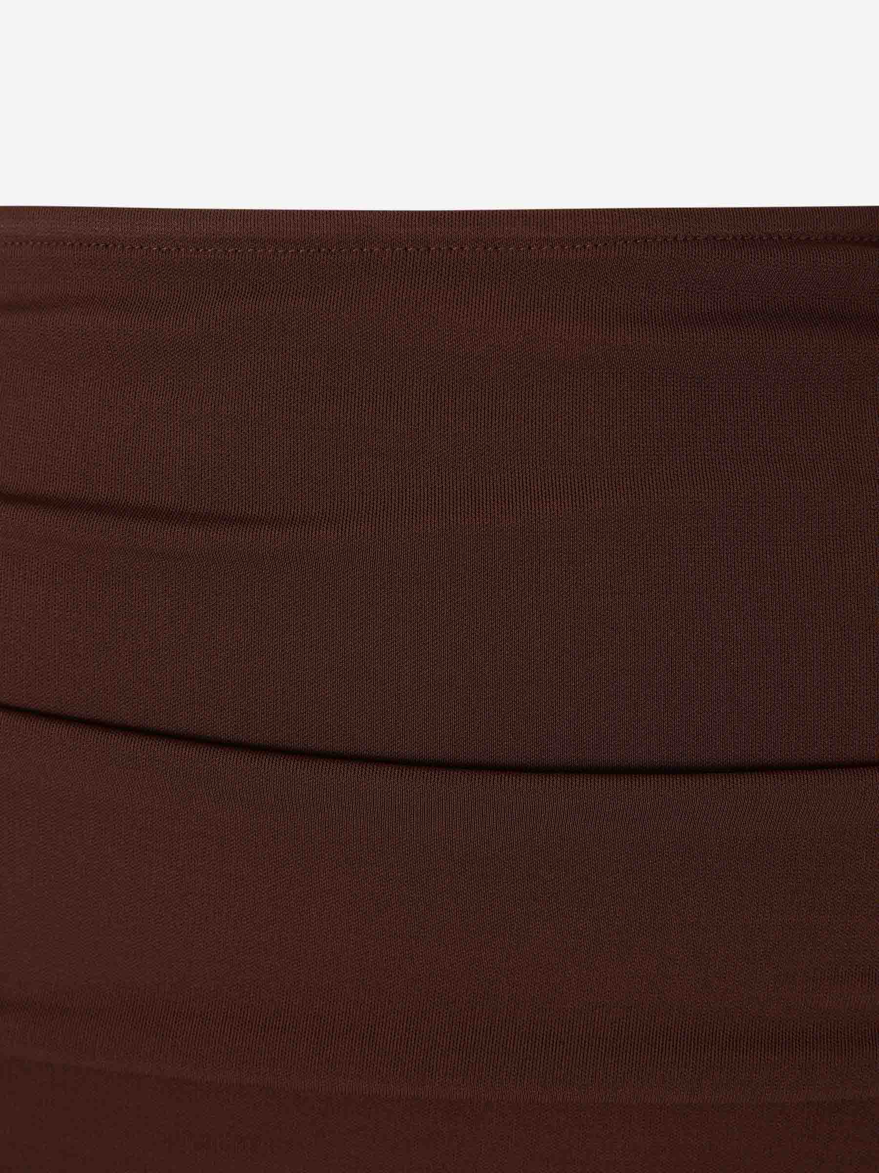 Outlet online Cult Gaia Mujer Falda Midi Dany color Marrón Oscuro sku 750-001648 01 - Foto 3