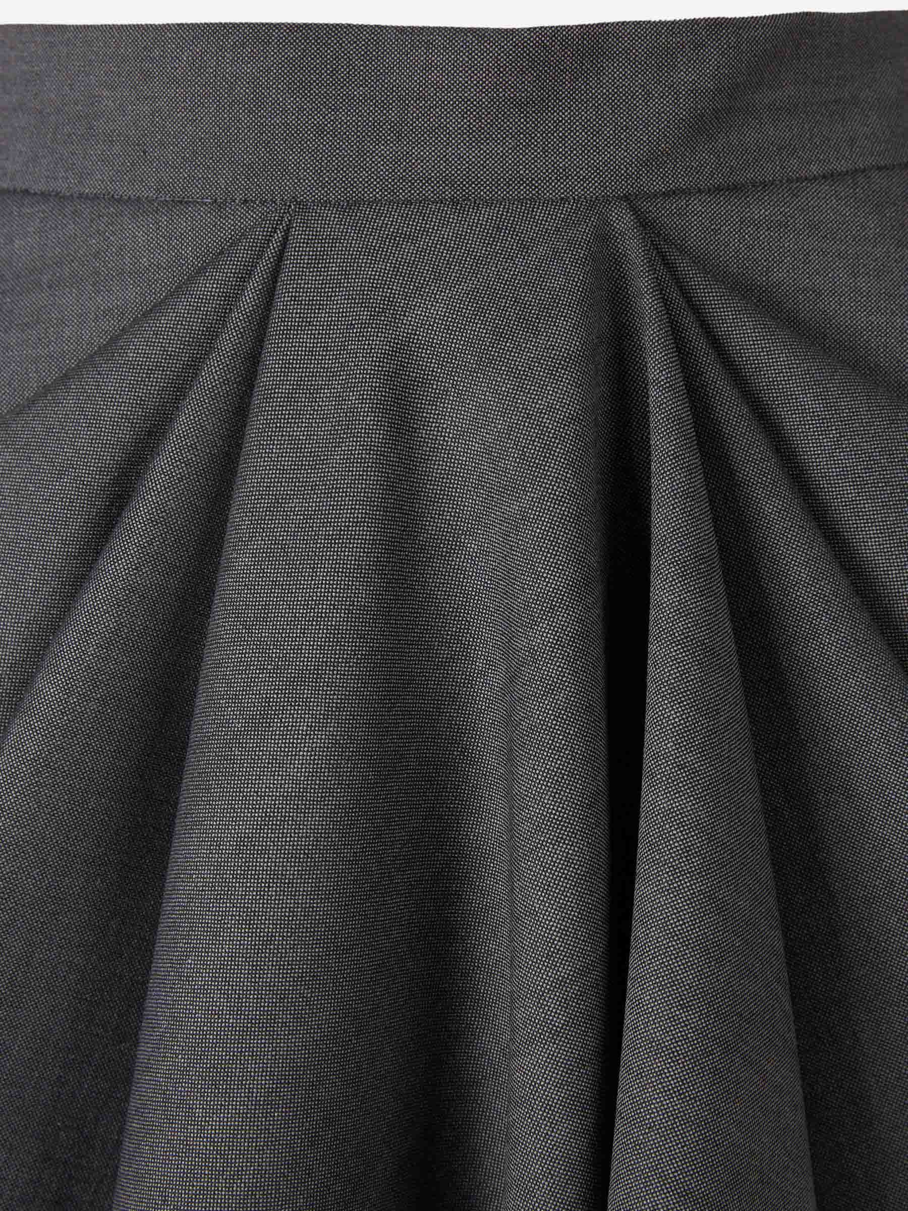Outlet online Givenchy Mujer Falda Midi Drapeada color Gris sku 750-001727 01 - Foto 4