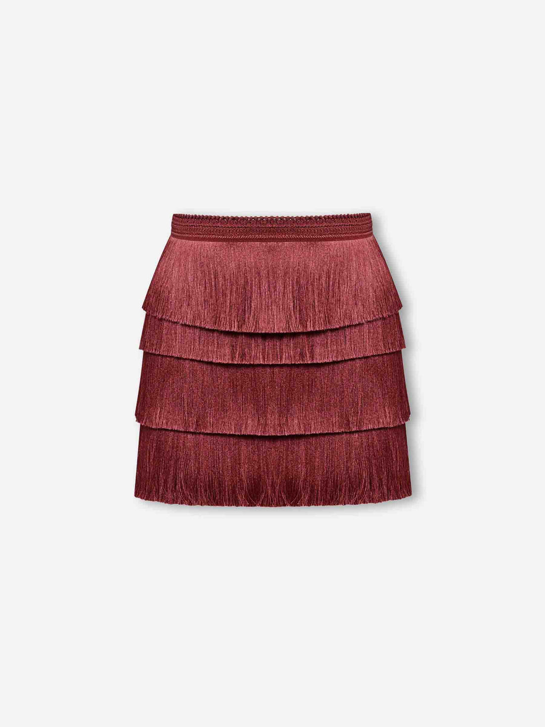 Outlet online PatBo Mujer Falda Flecos Amber color Terracota sku 750-001742 01 - Foto 1