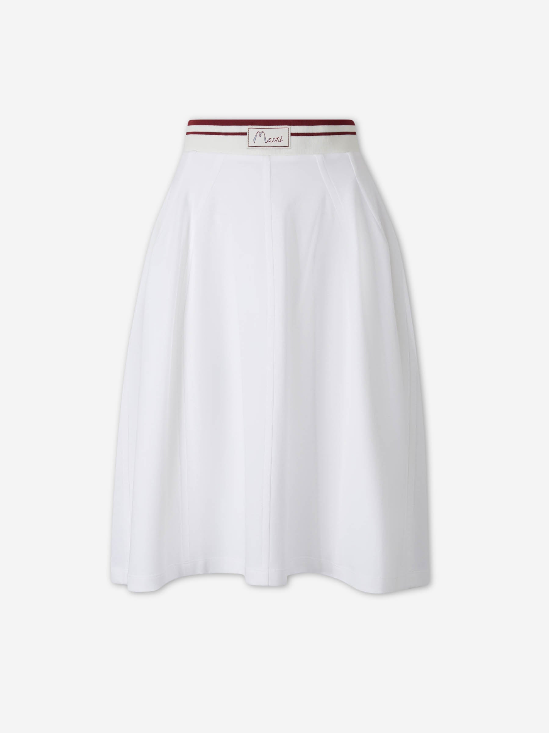 Outlet online Marni Mujer Falda Midi Logo color Blanco sku 750-001757 02 - Foto 1