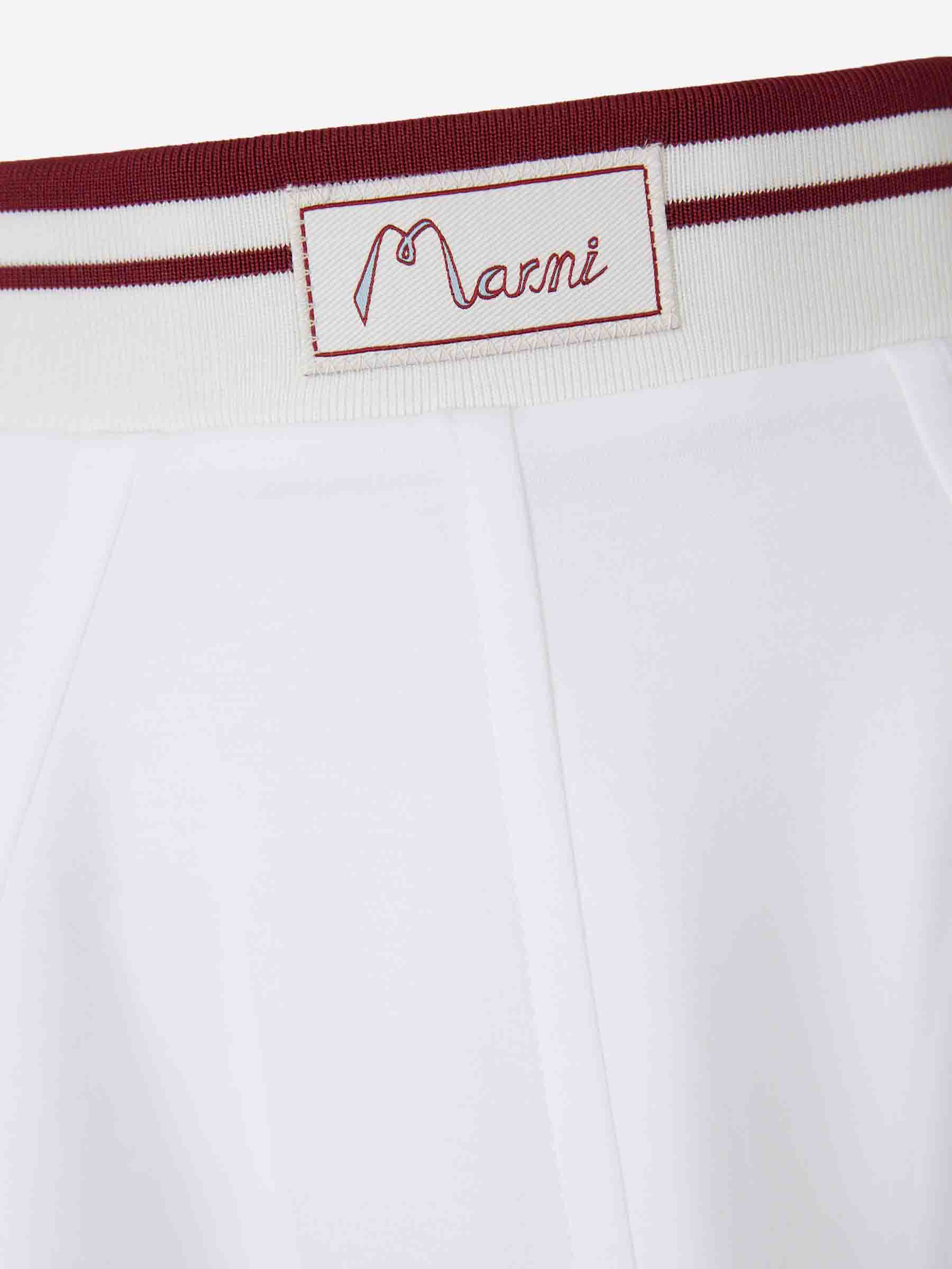 Outlet online Marni Mujer Falda Midi Logo color Blanco sku 750-001757 02 - Foto 4