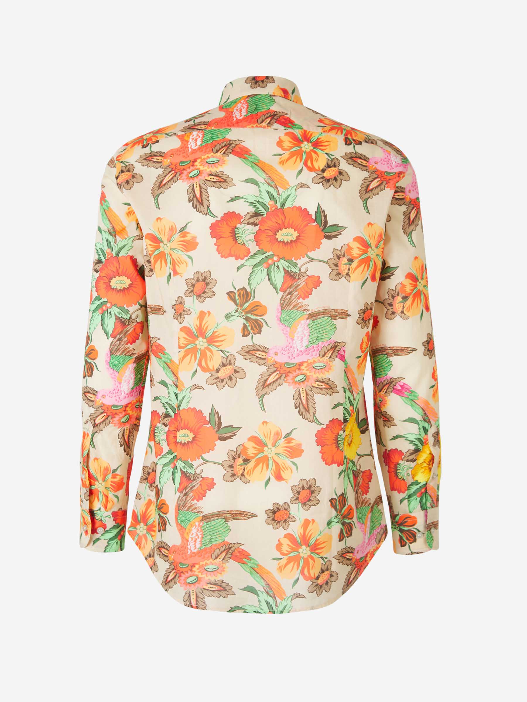 Outlet online Etro Hombre Camisa Motivo Floral color Naranja sku 531-006214 01 - Foto 2