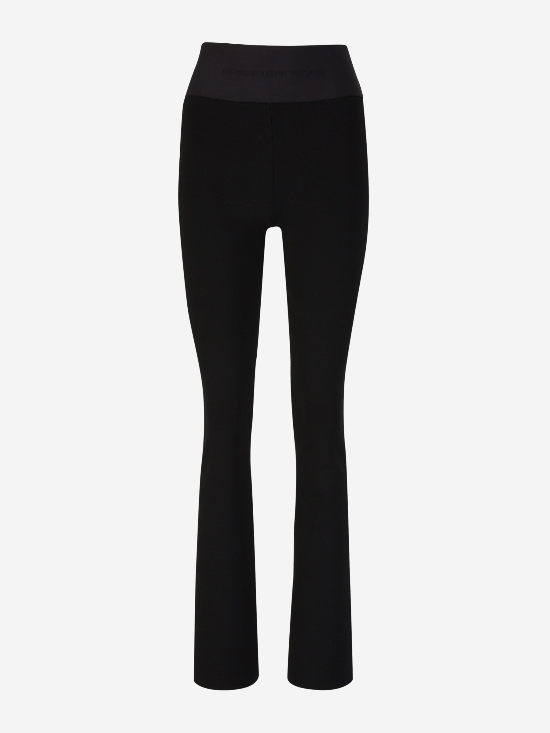 Alexander Wang Leggings Elásticas Logo color Negro sku 761-003384 01 - Foto 1