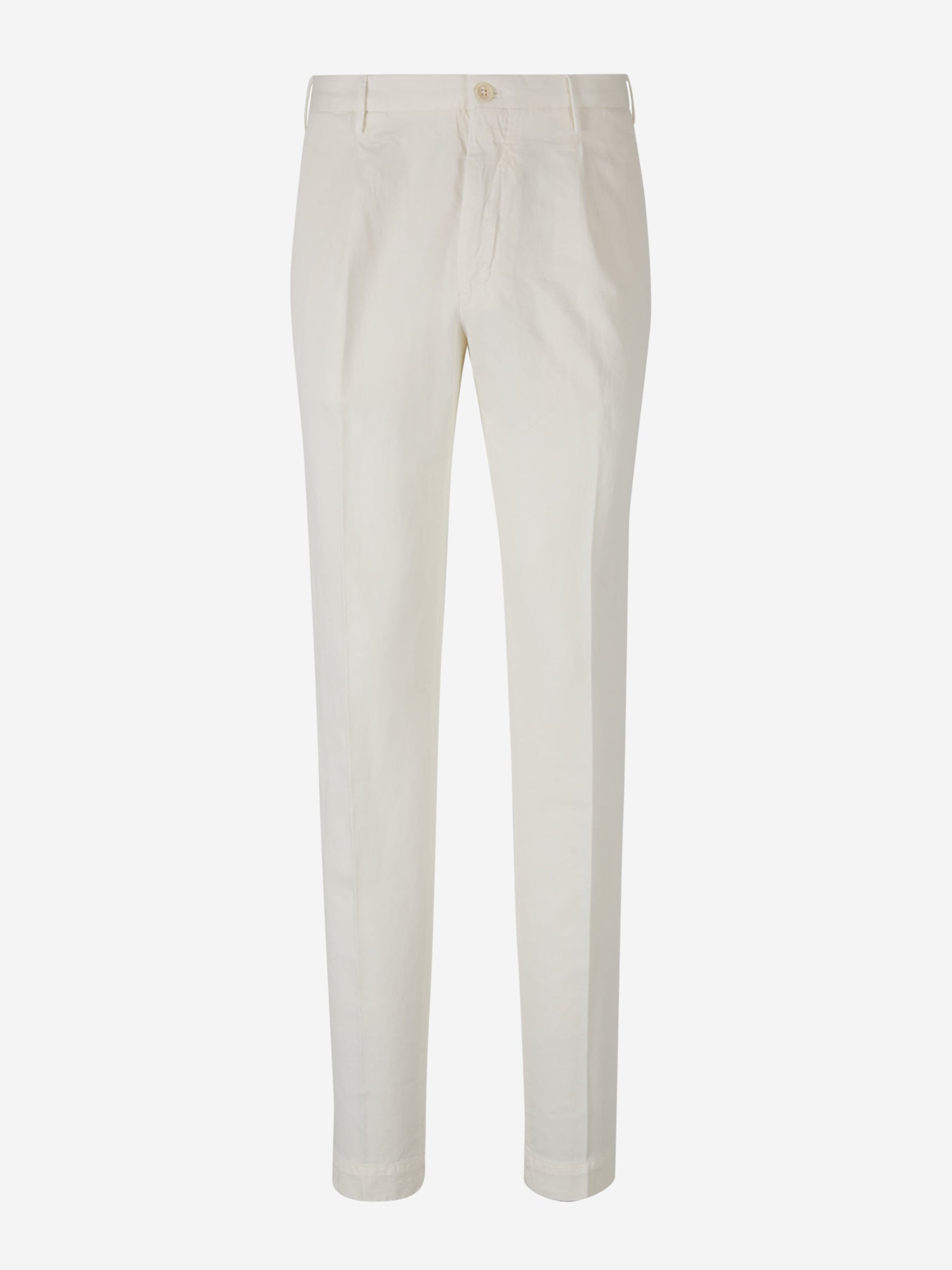 Outlet online Incotex Hombre Pantalones Chinos Tapered Fit color Blanco sku 521-002976 04 - Foto 1