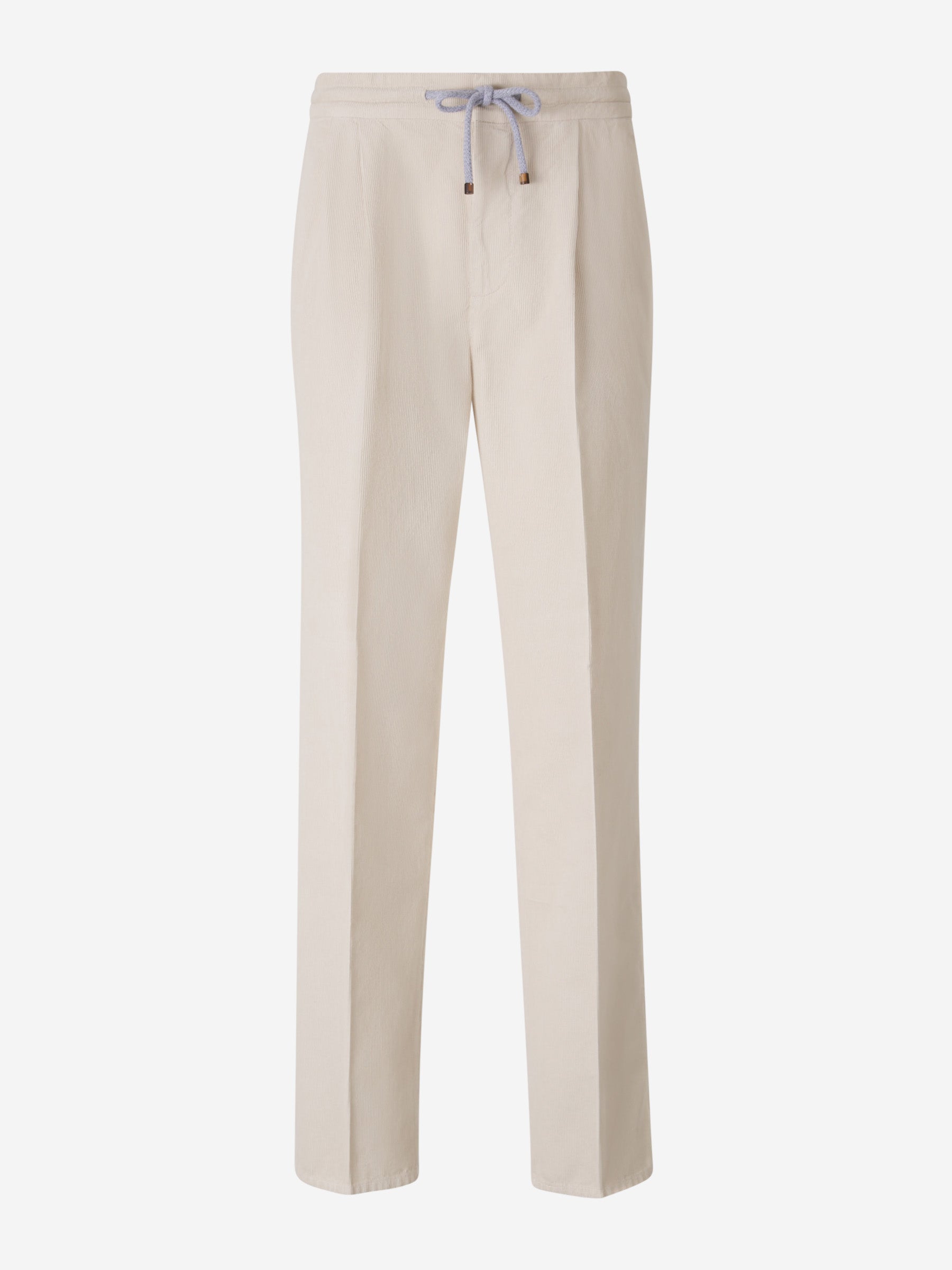 Outlet online Brunello Cucinelli Hombre Joggers Pana Plisados color Beige sku 521-003097 01 - Foto 1