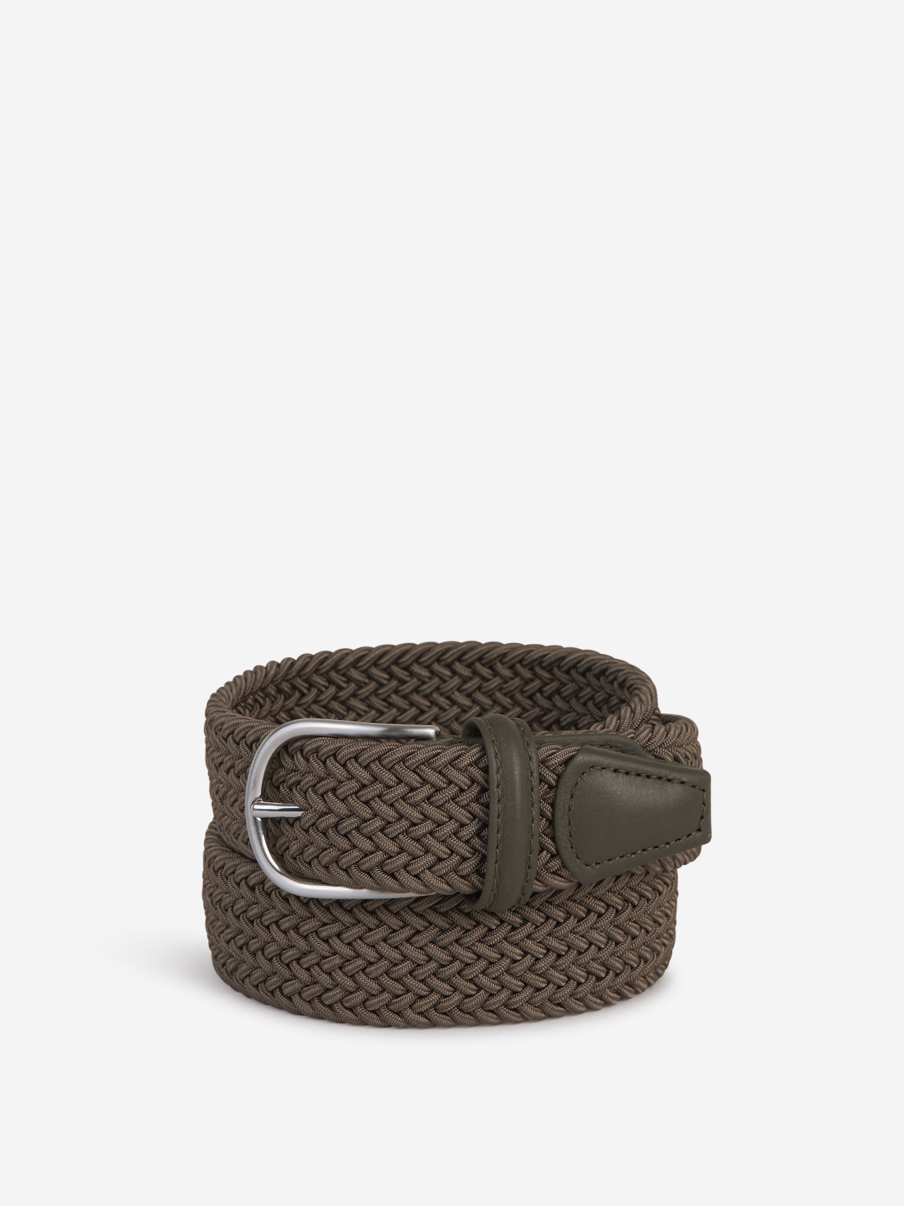 Outlet online Santa Eulalia Hombre Cinturón Trenzado color Verde Militar sku 621-000242 02 - Foto 1