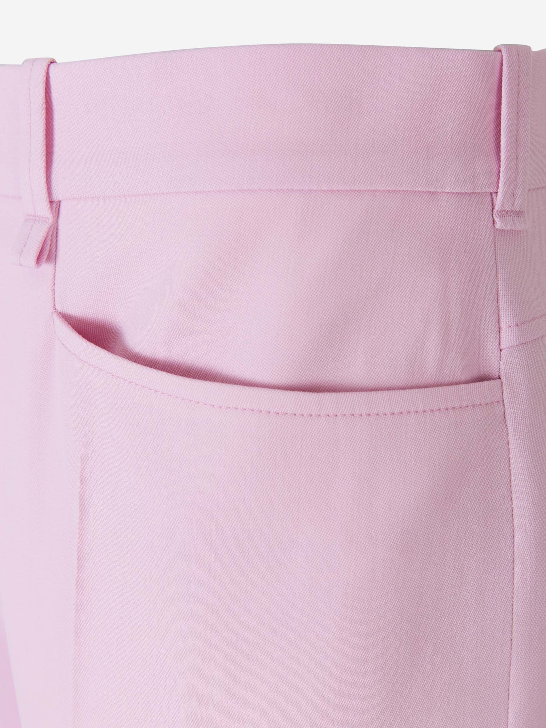Outlet online Chloé Mujer Pantalones Acampanados Lana color Lila sku 761-002578 01 - Foto 3