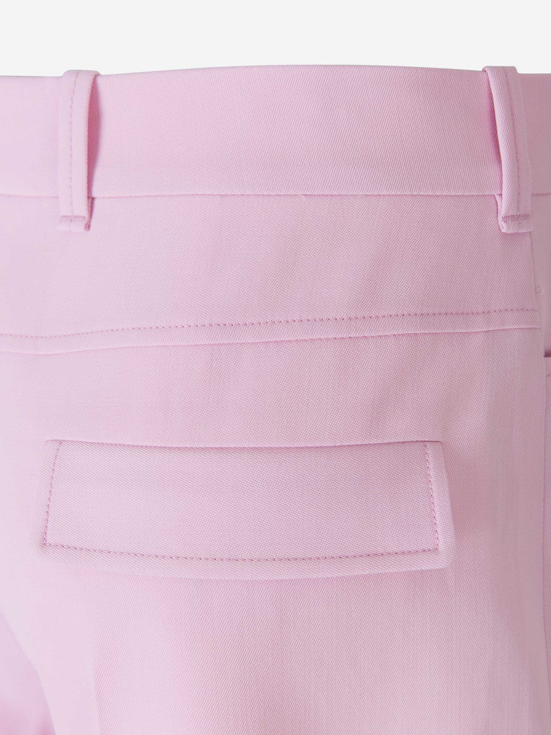Outlet online Chloé Mujer Pantalones Acampanados Lana color Lila sku 761-002578 01 - Foto 4
