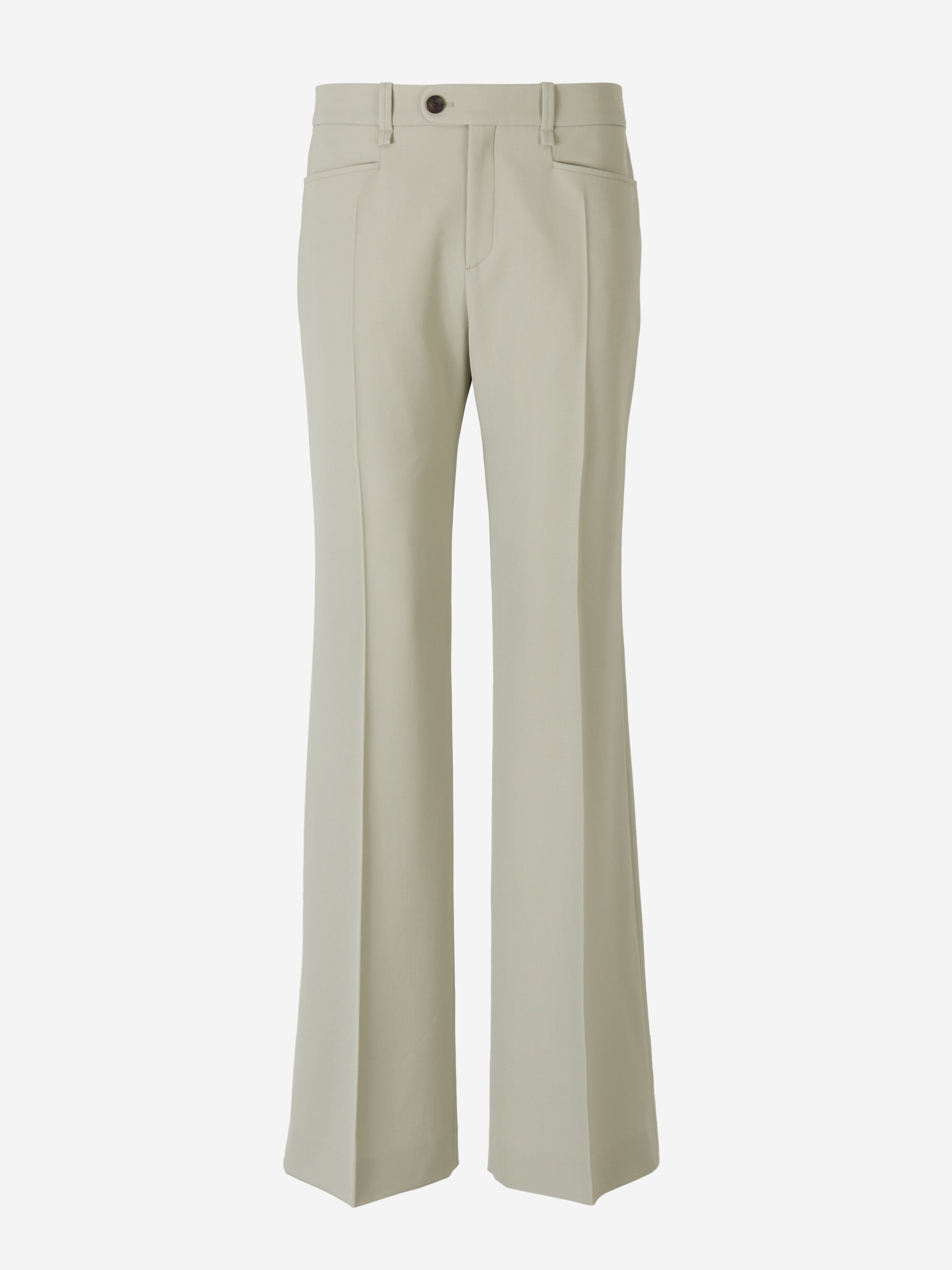 Outlet online Chloé Mujer Pantalones Acampanados Lana color Lila sku 761-002578 01 - Foto 5