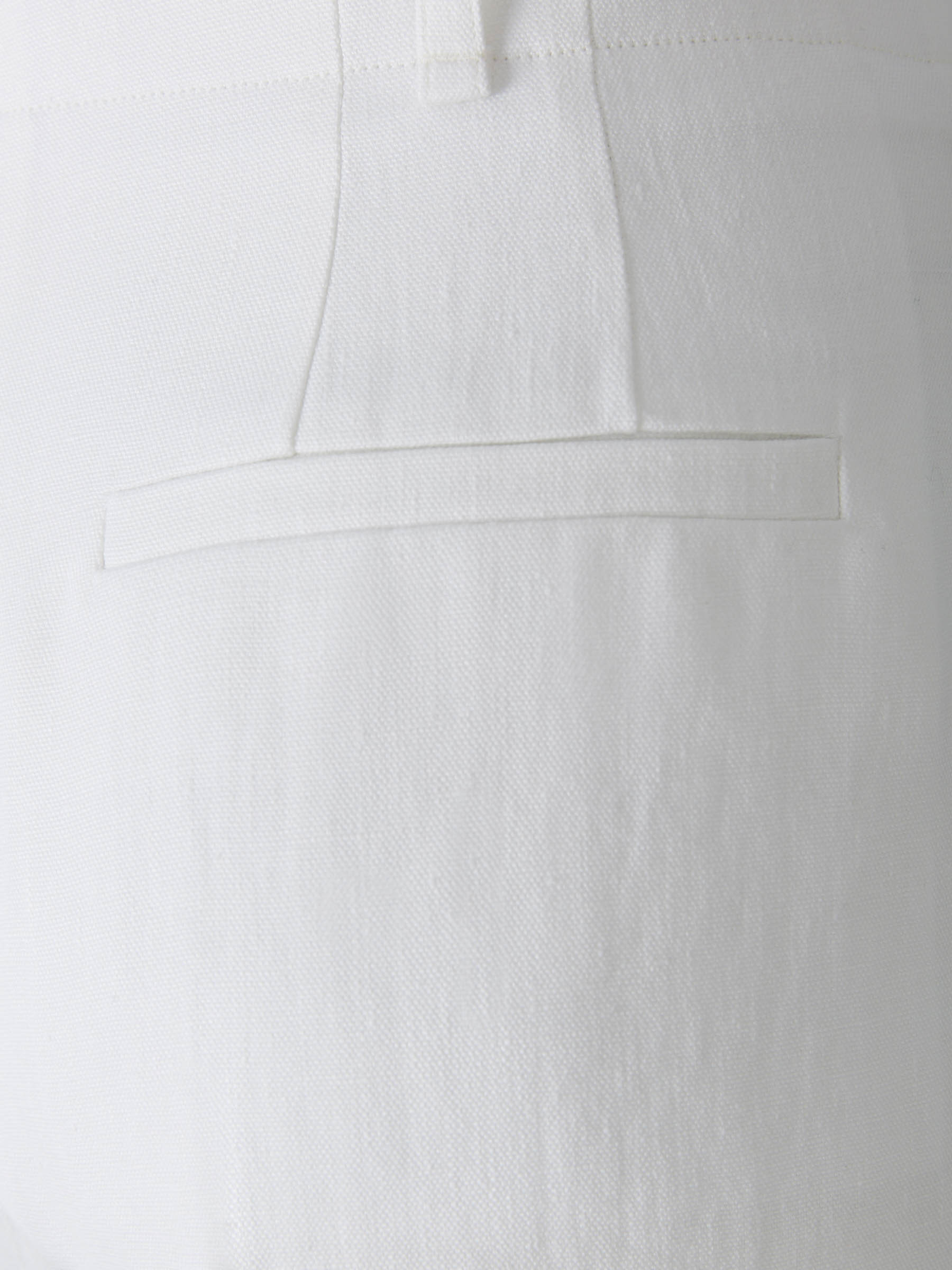 Outlet online Chloé Mujer Pantalones Anchos Lino color Blanco sku 761-002762 01 - Foto 4