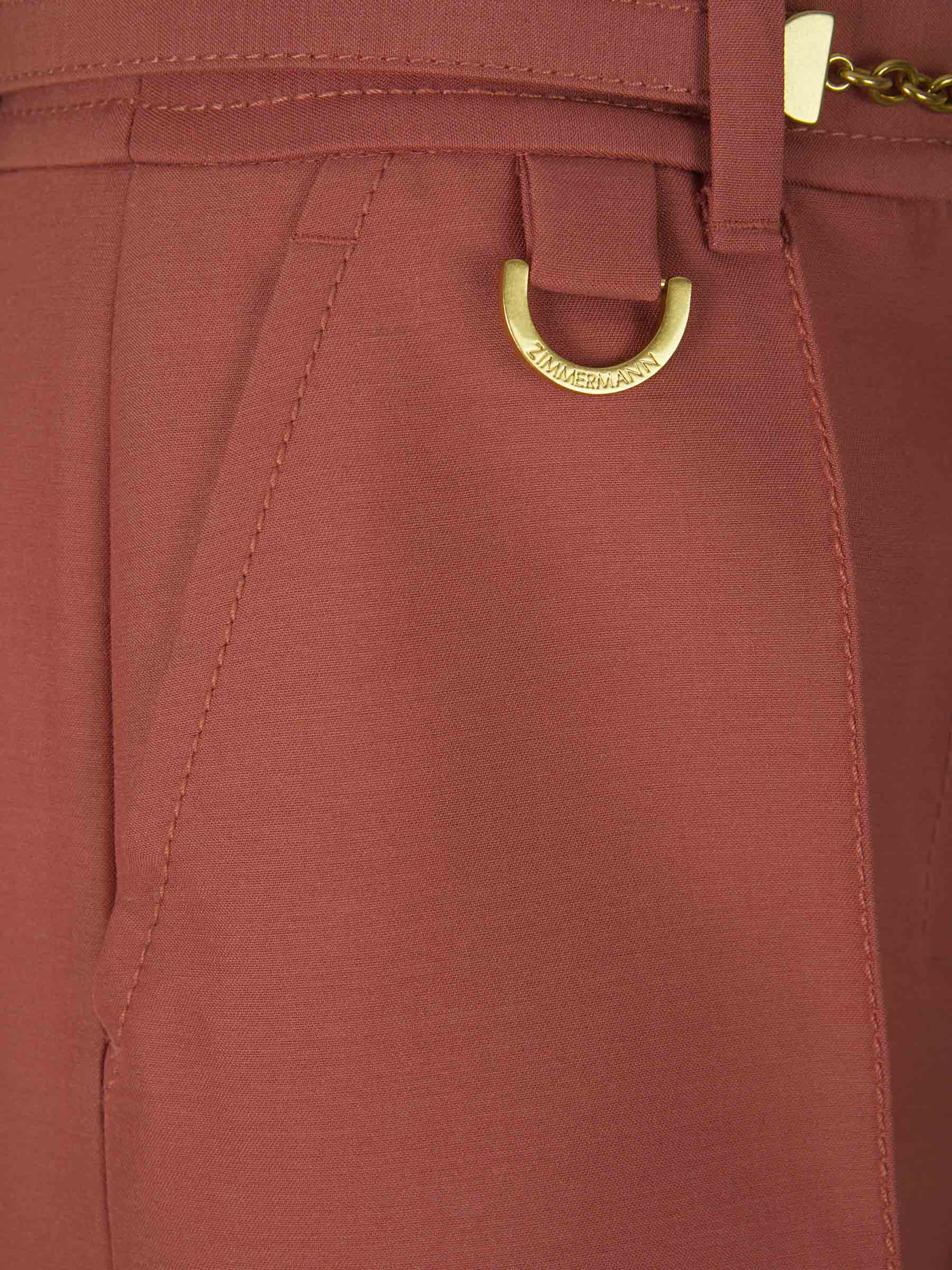 Outlet online Zimmermann Mujer Pantalones Anchos Kaleidoscope color Beis sku 761-003025 02 - Foto 3