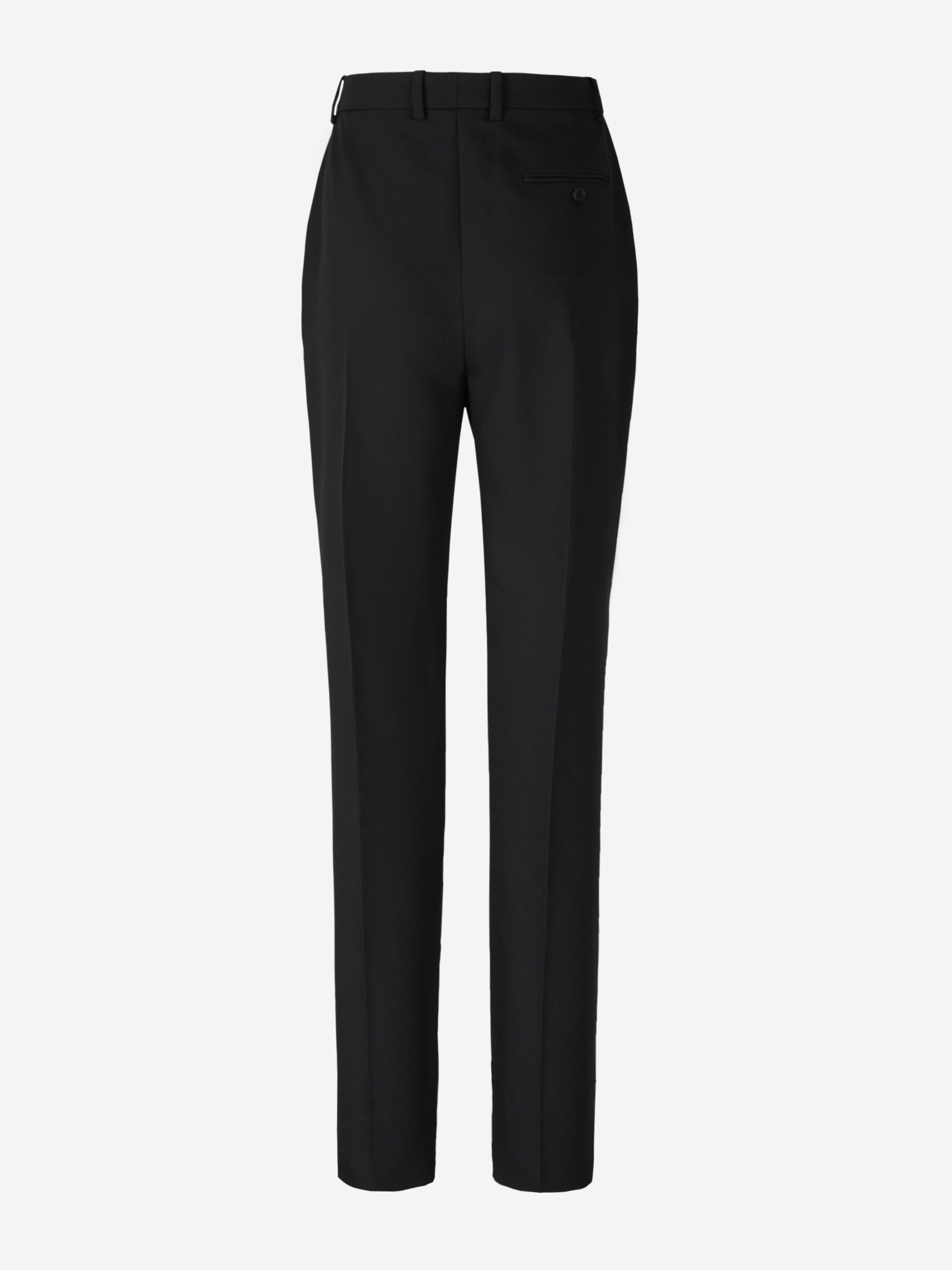 Outlet online Alexander McQueen Mujer Pantalones Formales Barathea color Negro sku 761-003087 01 - Foto 2