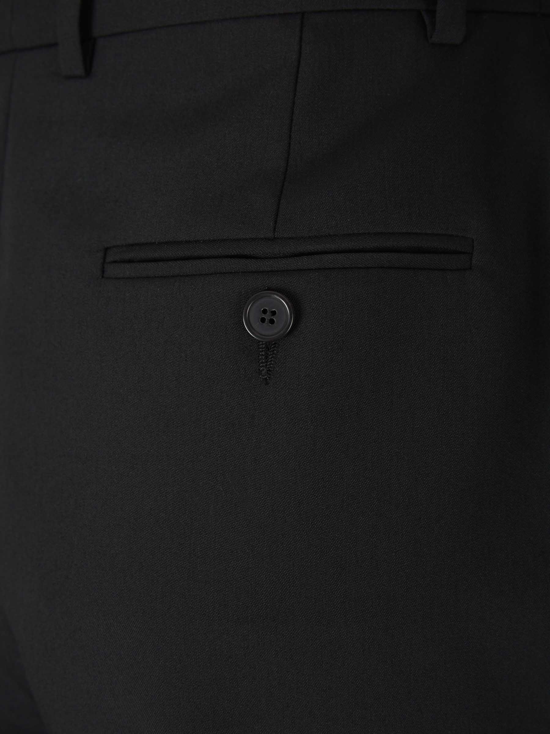 Outlet online Alexander McQueen Mujer Pantalones Formales Barathea color Negro sku 761-003087 01 - Foto 4