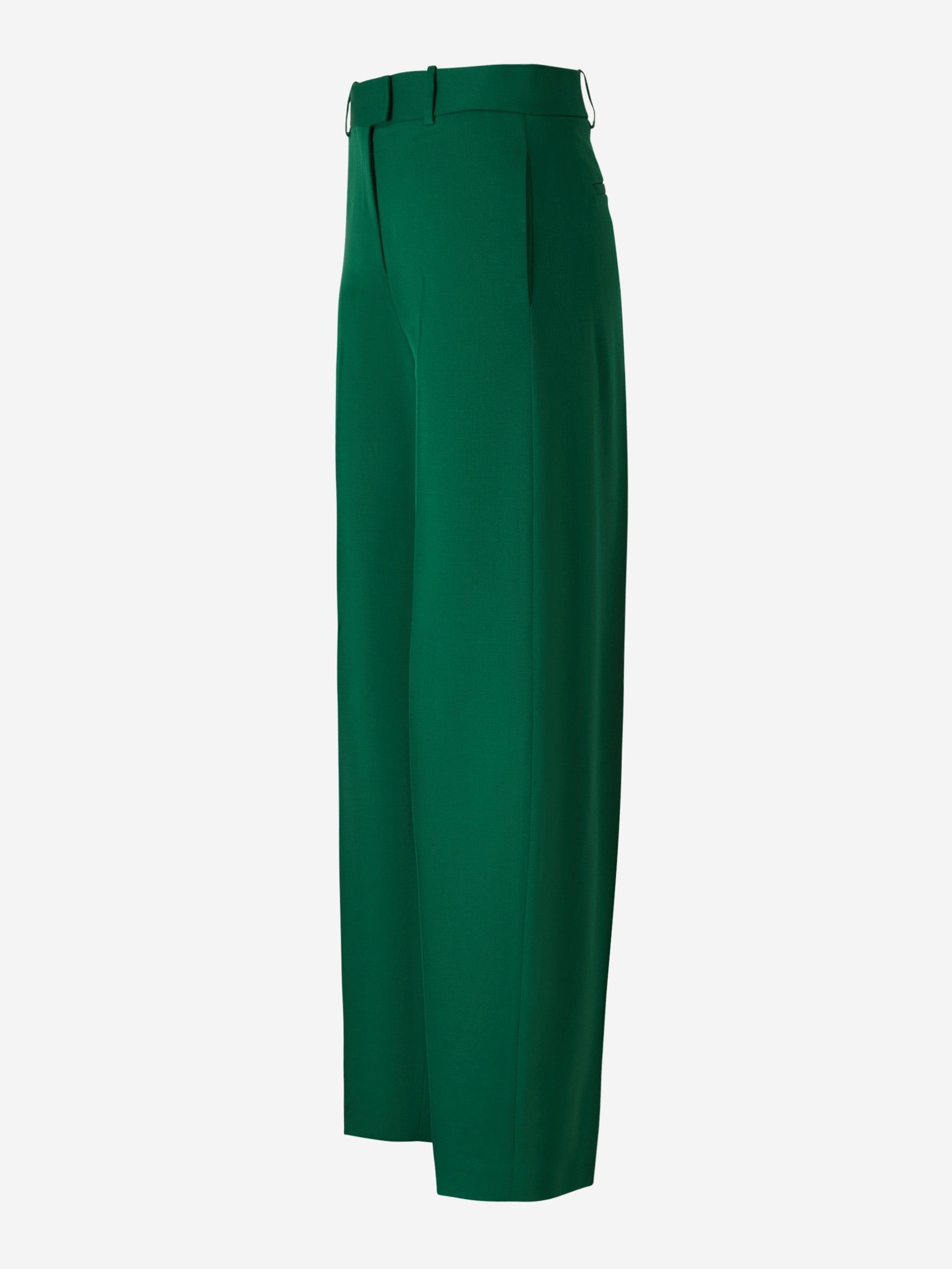 Outlet online The Attico Mujer Pantalones Liso Lana color Verde Claro sku 761-003231 01 - Foto 2