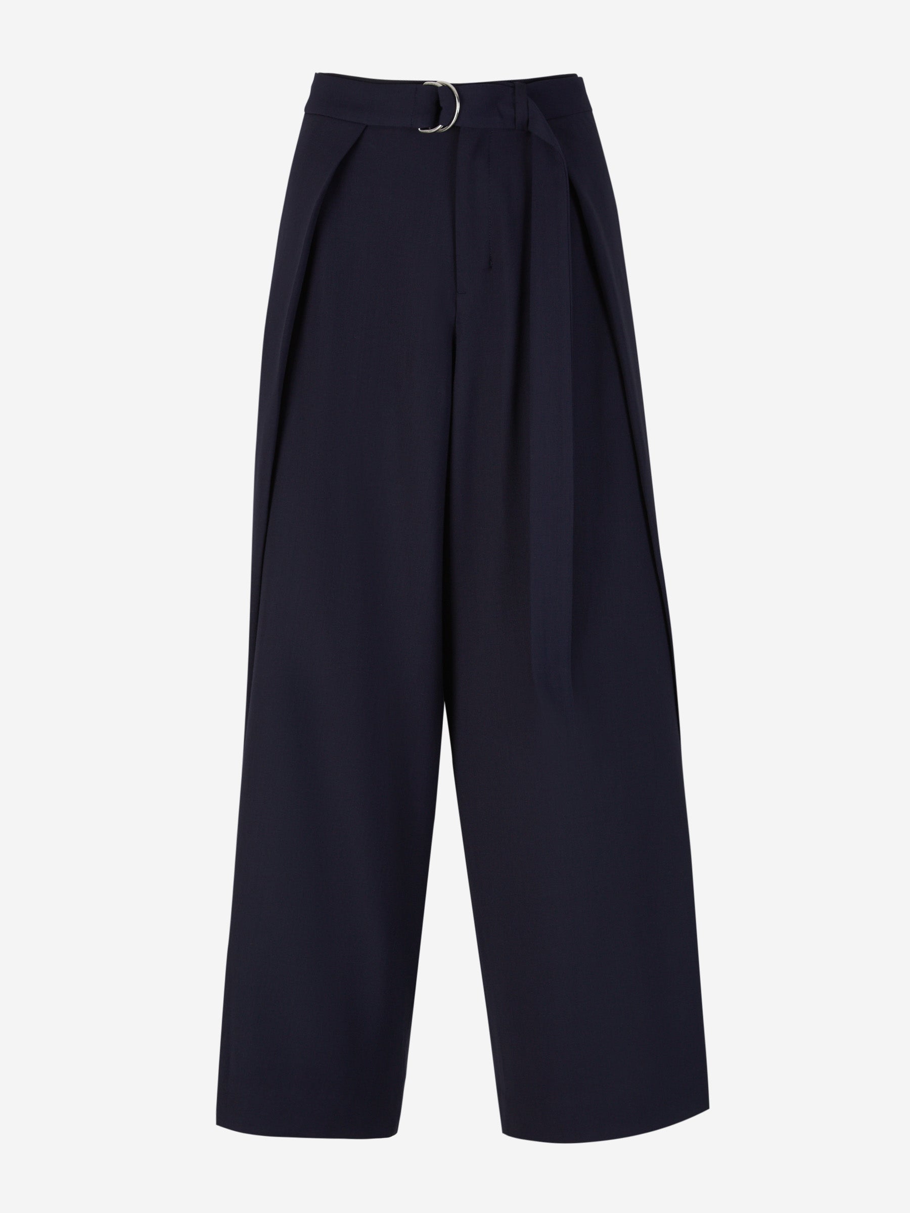 Outlet online Ami Paris Mujer Pantalones Formales Cinturón color Azul Noche sku 761-003251 01 - Foto 1